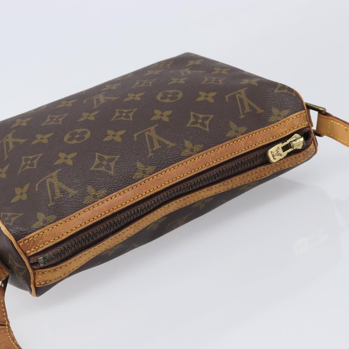 LOUIS VUITTON Monogram Tulle Lee Shoulder Bag M51348 LV Auth hk4185