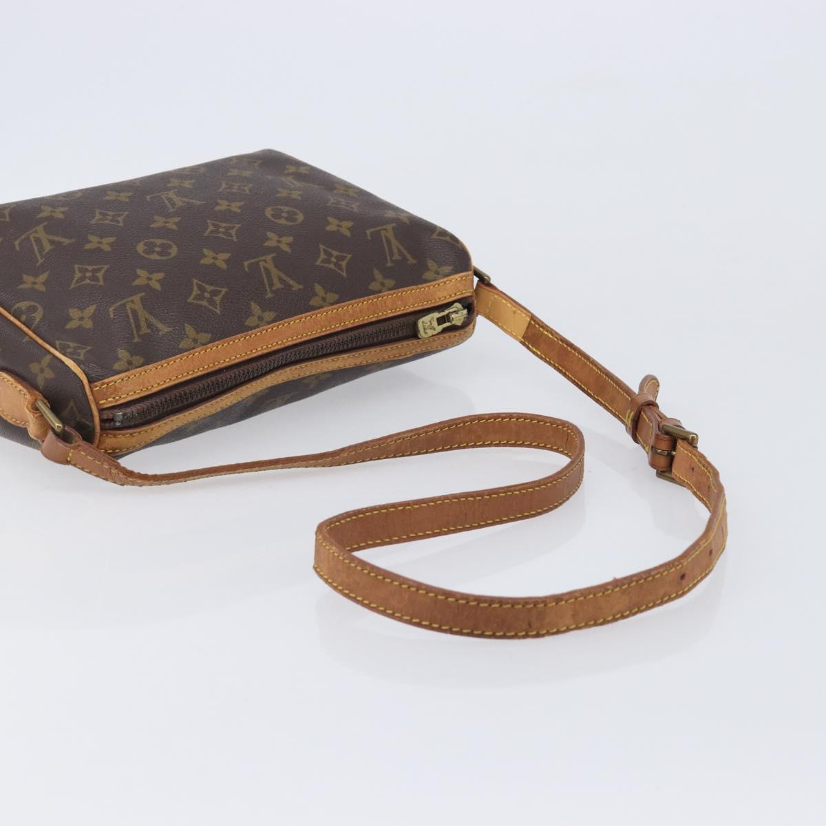 LOUIS VUITTON Monogram Tulle Lee Shoulder Bag M51348 LV Auth hk4185