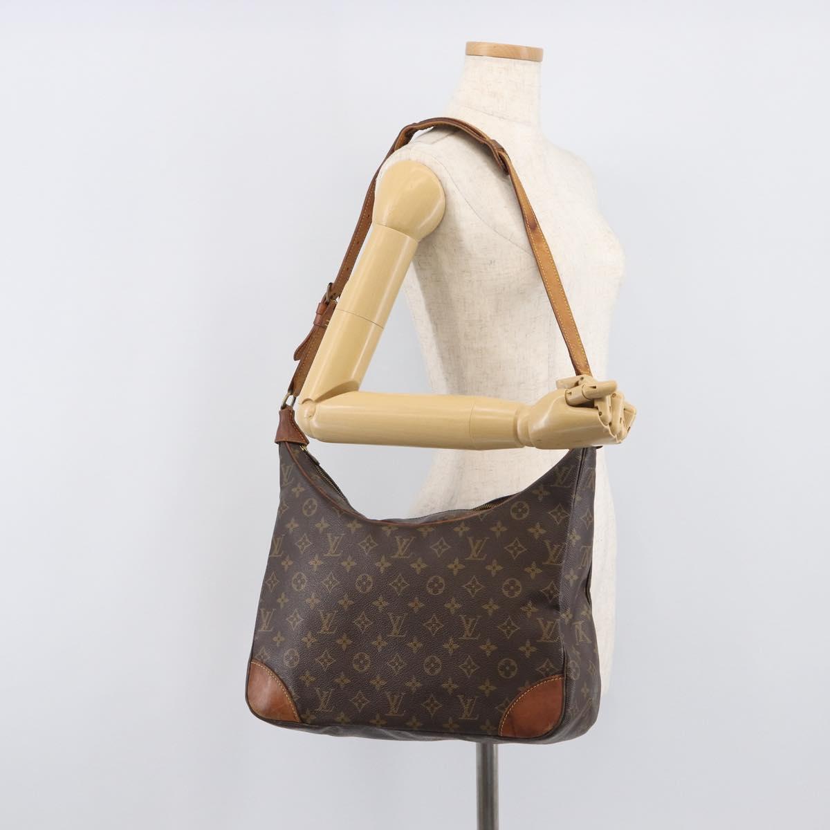 LOUIS VUITTON Monogram Boulogne 35 Shoulder Bag M51260 LV Auth hk4187
