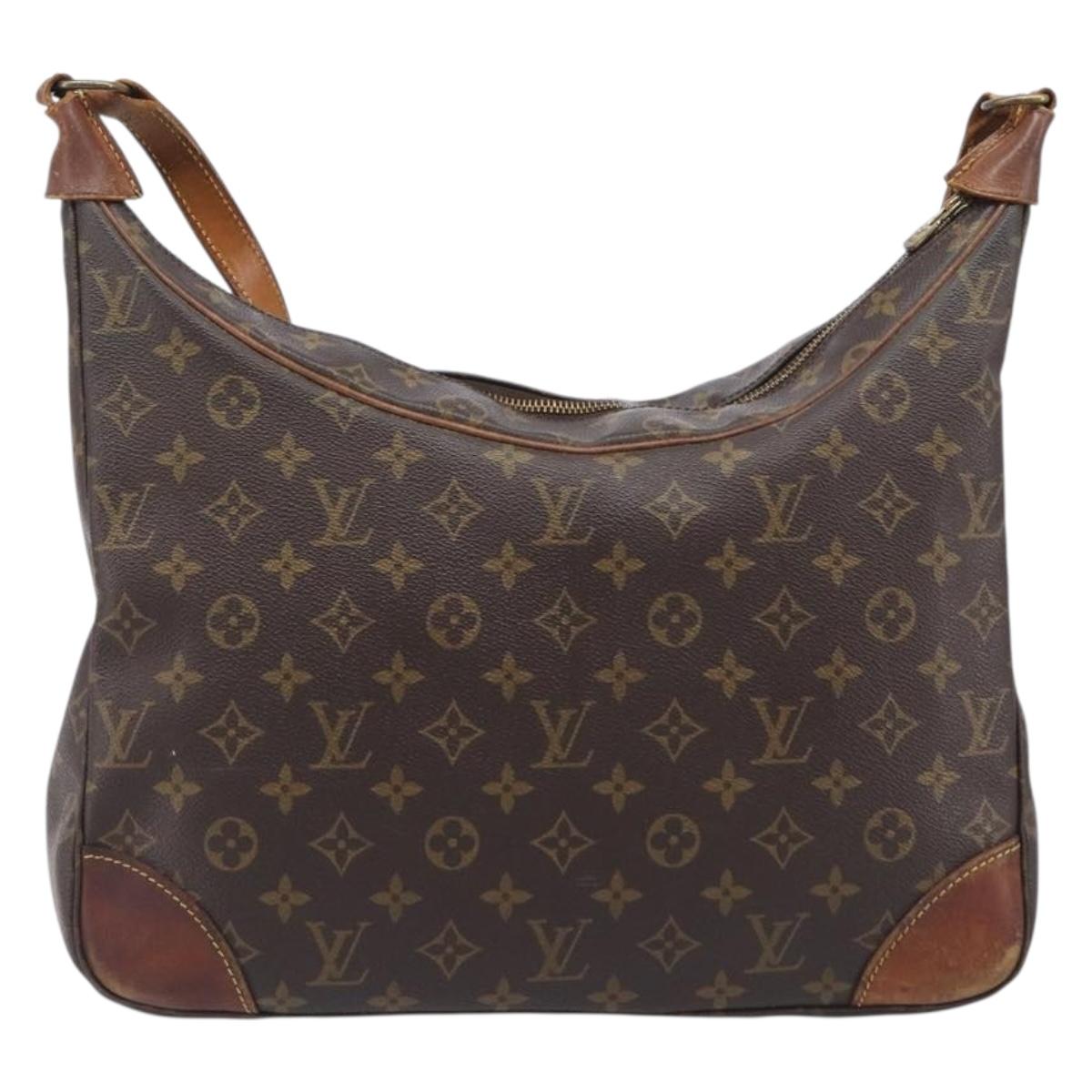 LOUIS VUITTON Monogram Boulogne 35 Shoulder Bag M51260 LV Auth hk4187