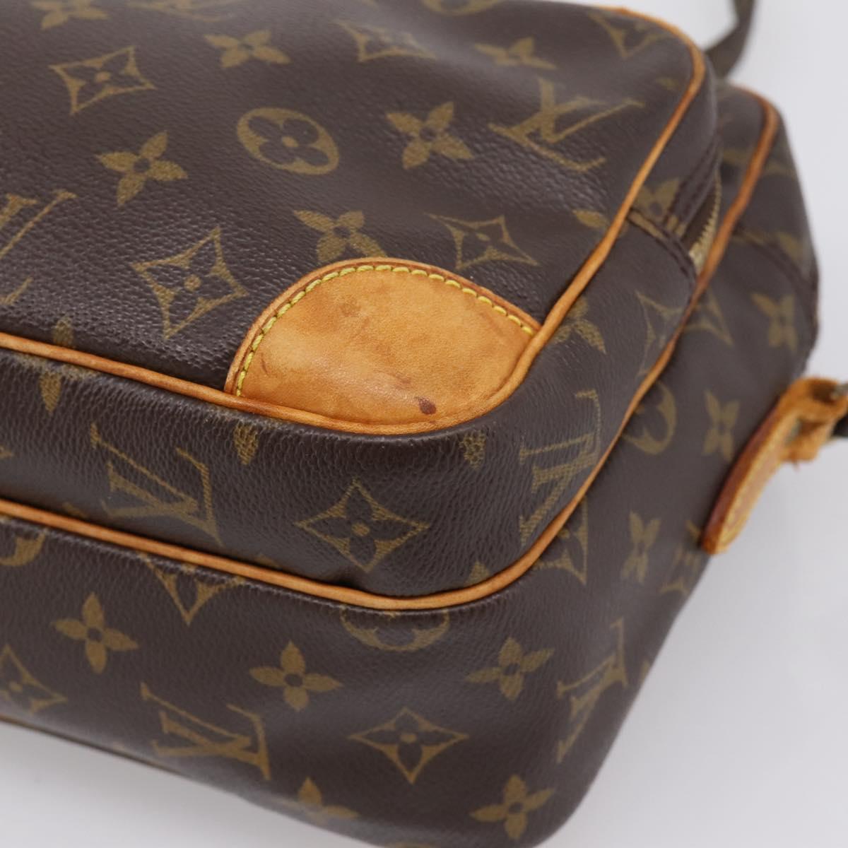 LOUIS VUITTON Monogram Nile Shoulder Bag M45244 LV Auth hk4190