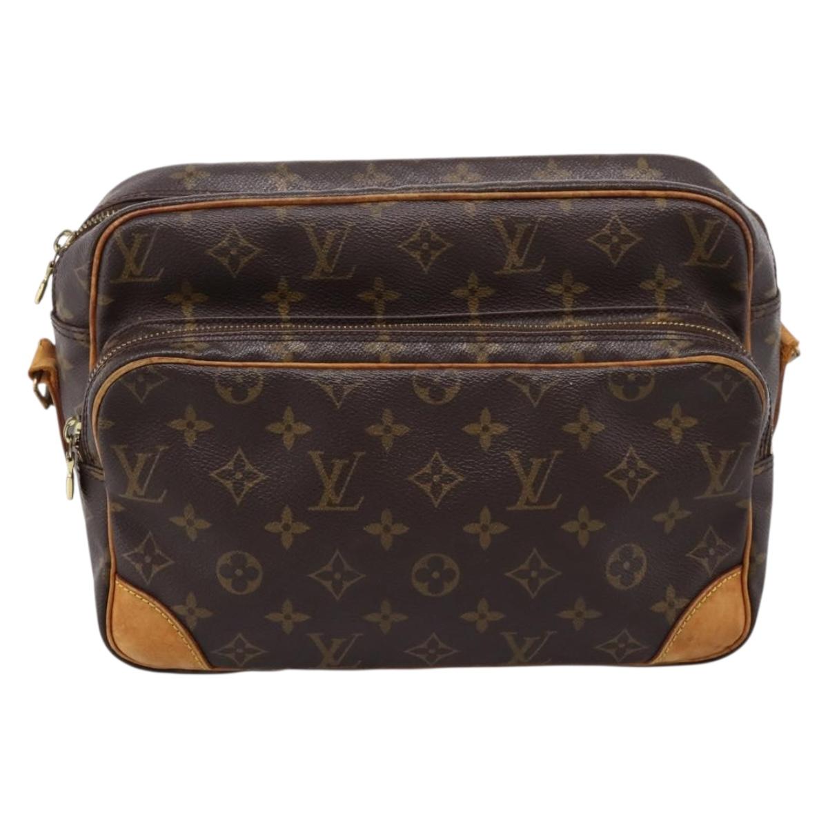LOUIS VUITTON Monogram Nile Shoulder Bag M45244 LV Auth hk4190