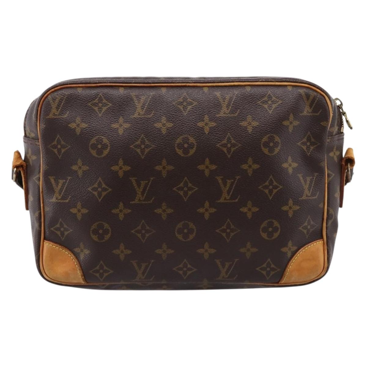 LOUIS VUITTON Monogram Nile Shoulder Bag M45244 LV Auth hk4190