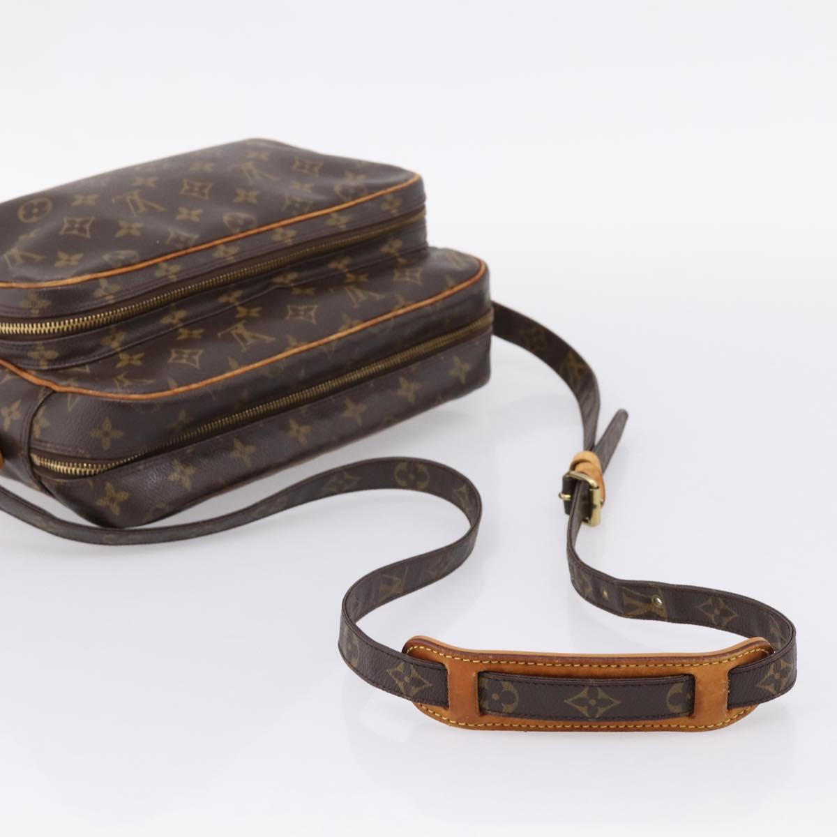 LOUIS VUITTON Monogram Nile Shoulder Bag M45244 LV Auth hk4190