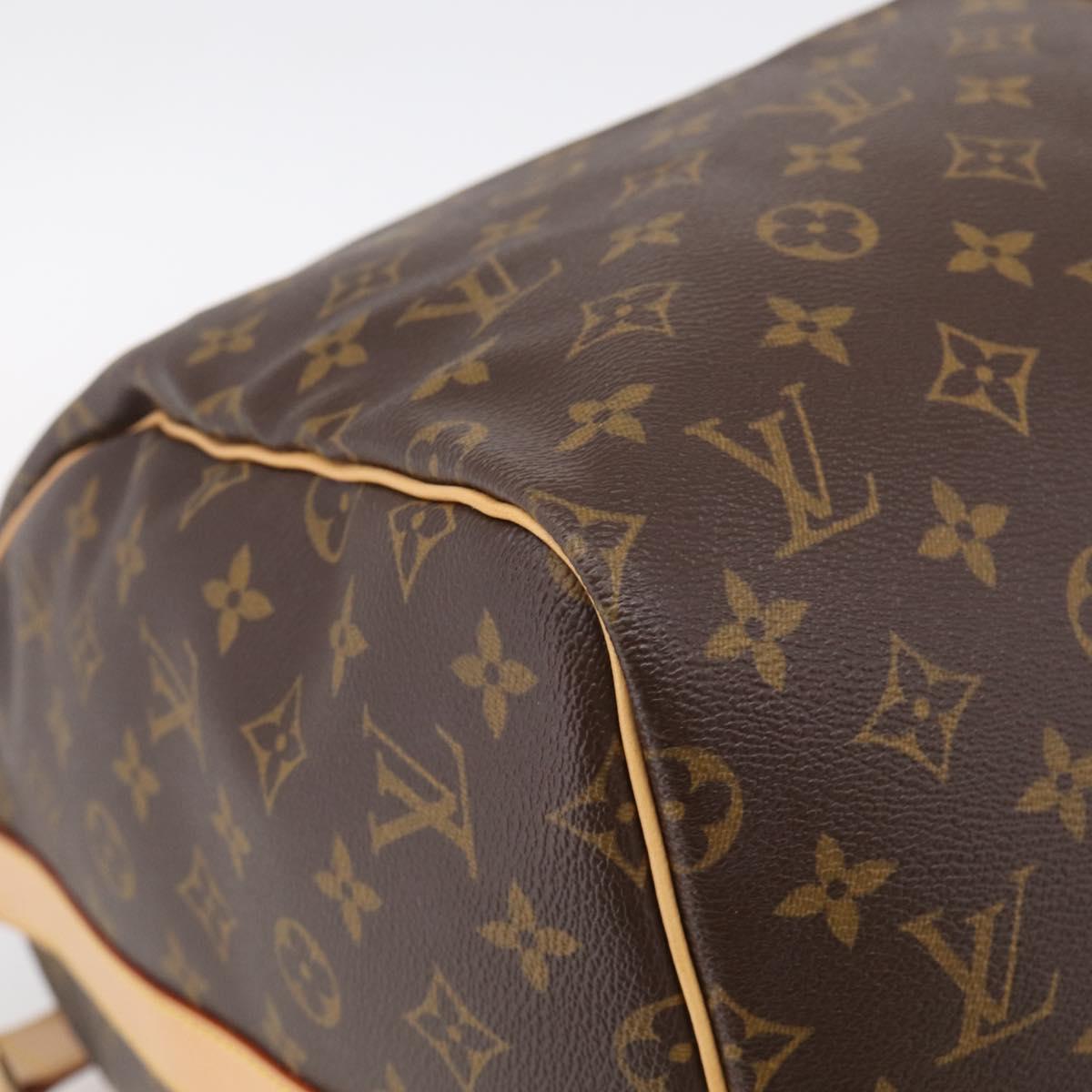LOUIS VUITTON Monogram Keepall Bandouliere 55 Boston Bag M41414 LV Auth hk4191V