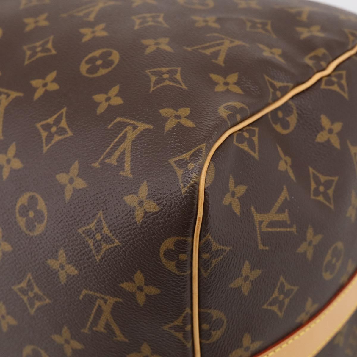 LOUIS VUITTON Monogram Keepall Bandouliere 55 Boston Bag M41414 LV Auth hk4191V