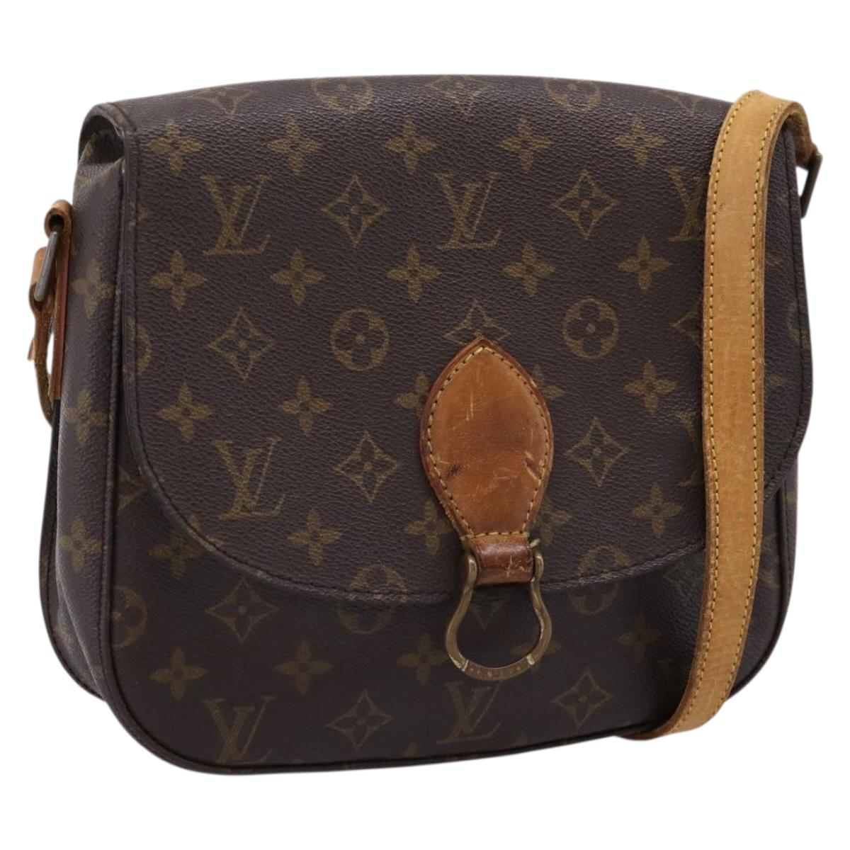 LOUIS VUITTON Monogram Saint Cloud GM Shoulder Bag M51242 LV Auth hk4193