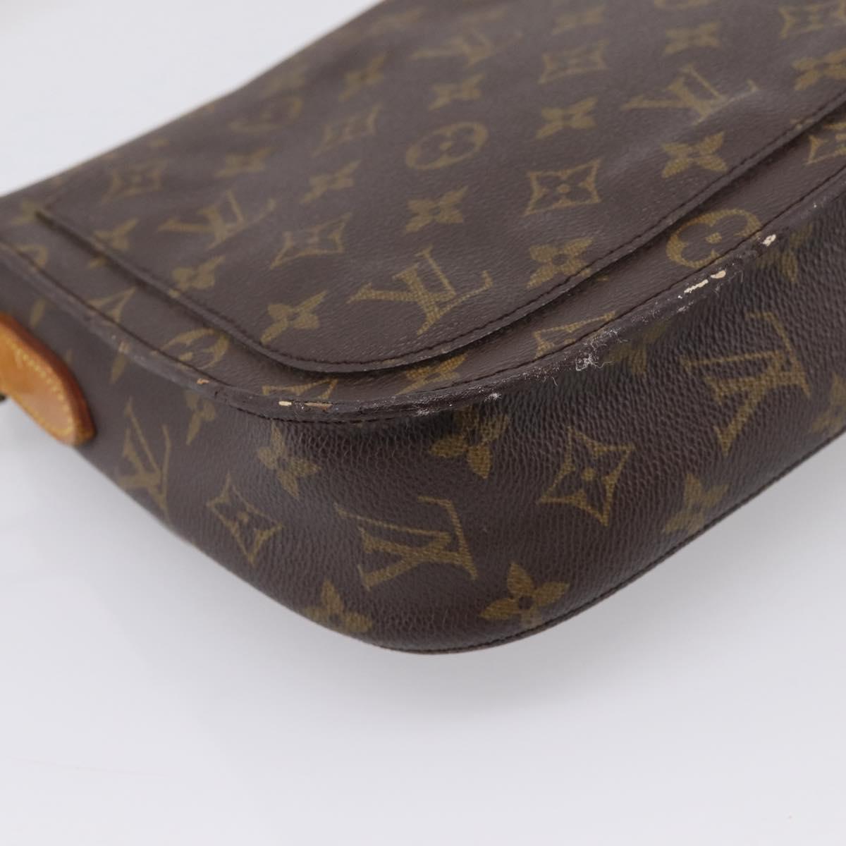 LOUIS VUITTON Monogram Saint Cloud GM Shoulder Bag M51242 LV Auth hk4193