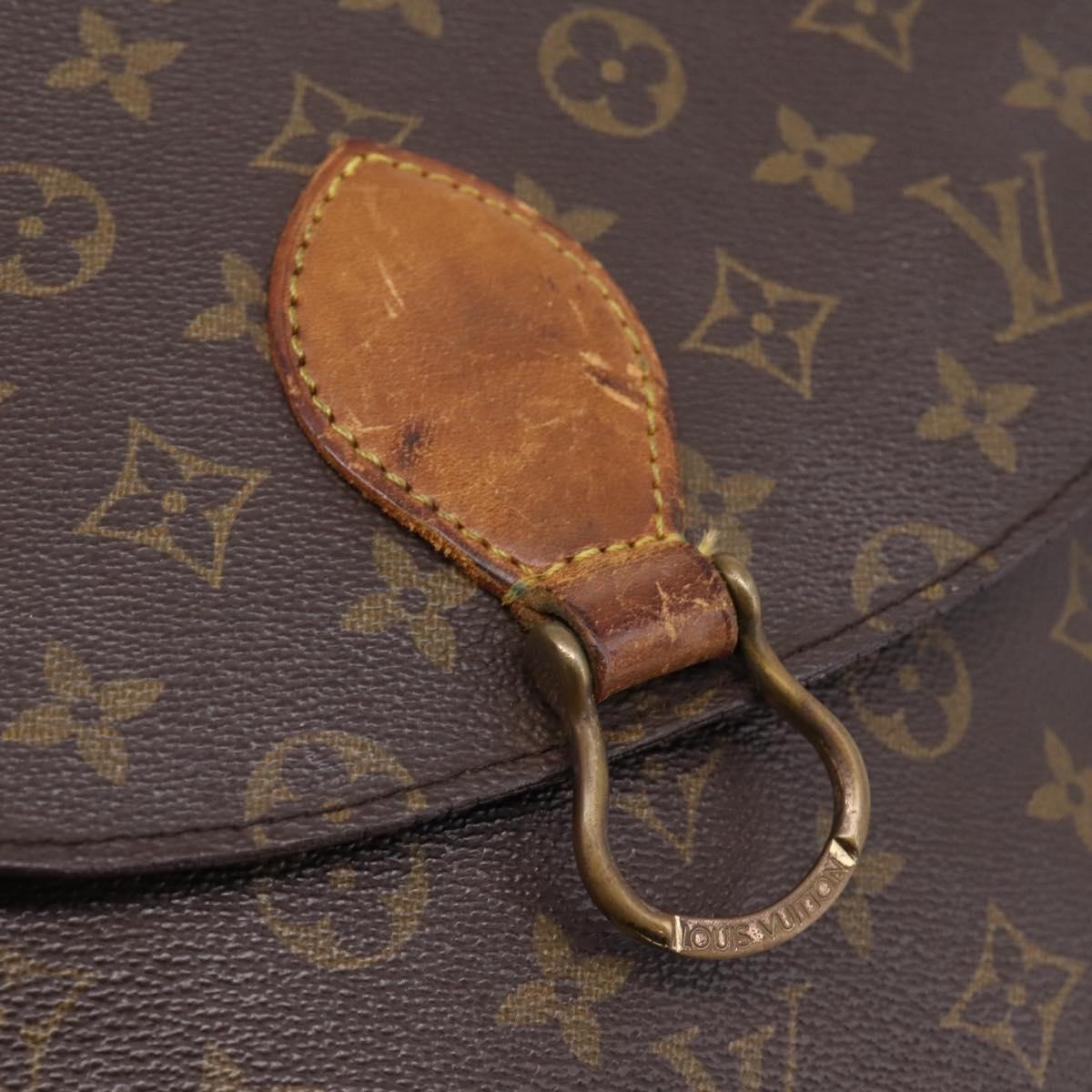 LOUIS VUITTON Monogram Saint Cloud GM Shoulder Bag M51242 LV Auth hk4193