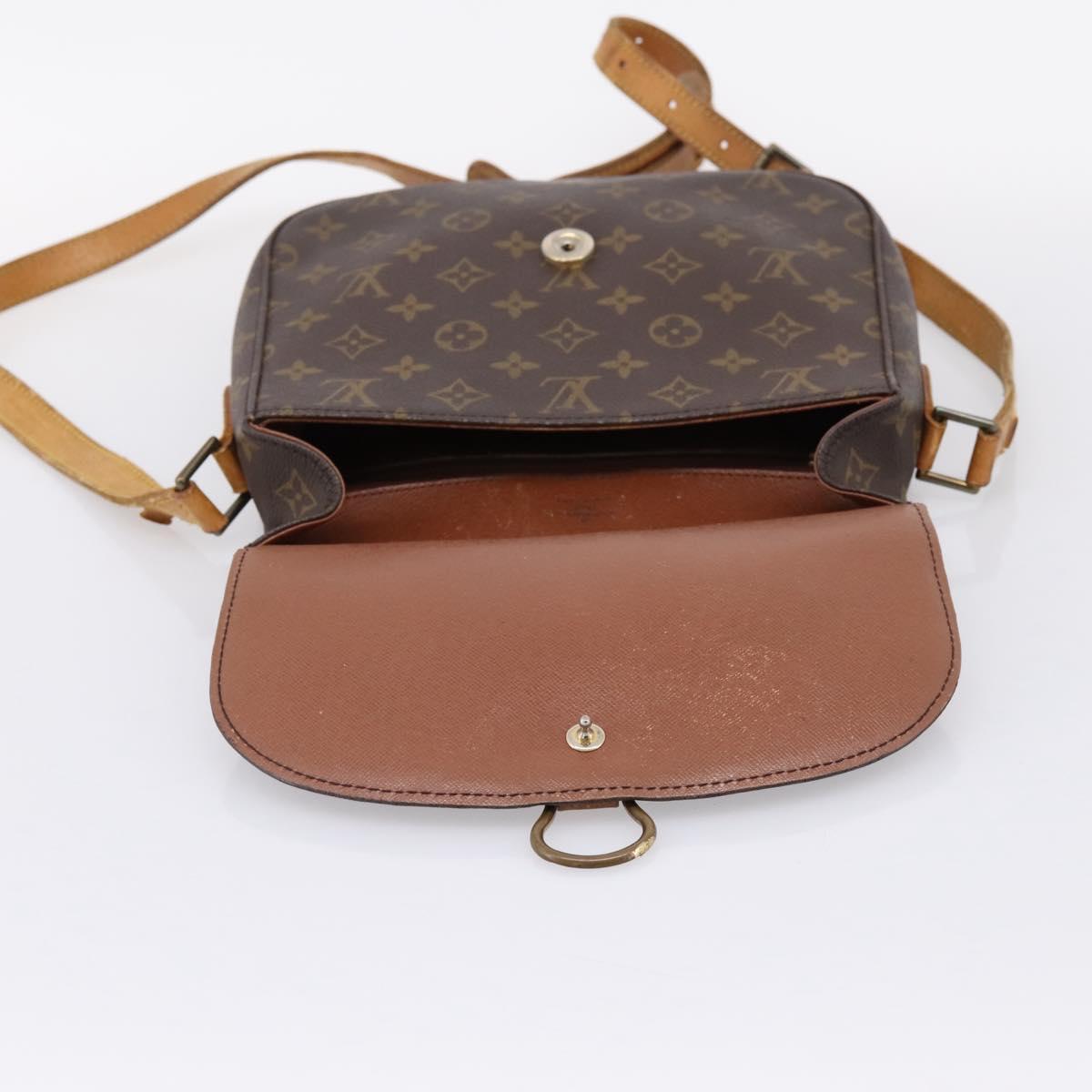 LOUIS VUITTON Monogram Saint Cloud GM Shoulder Bag M51242 LV Auth hk4193