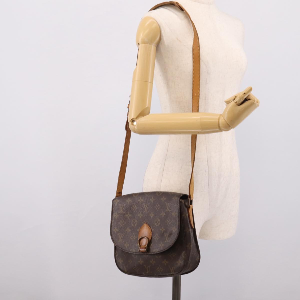 LOUIS VUITTON Monogram Saint Cloud GM Shoulder Bag M51242 LV Auth hk4193