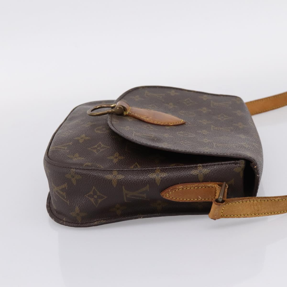 LOUIS VUITTON Monogram Saint Cloud GM Shoulder Bag M51242 LV Auth hk4193