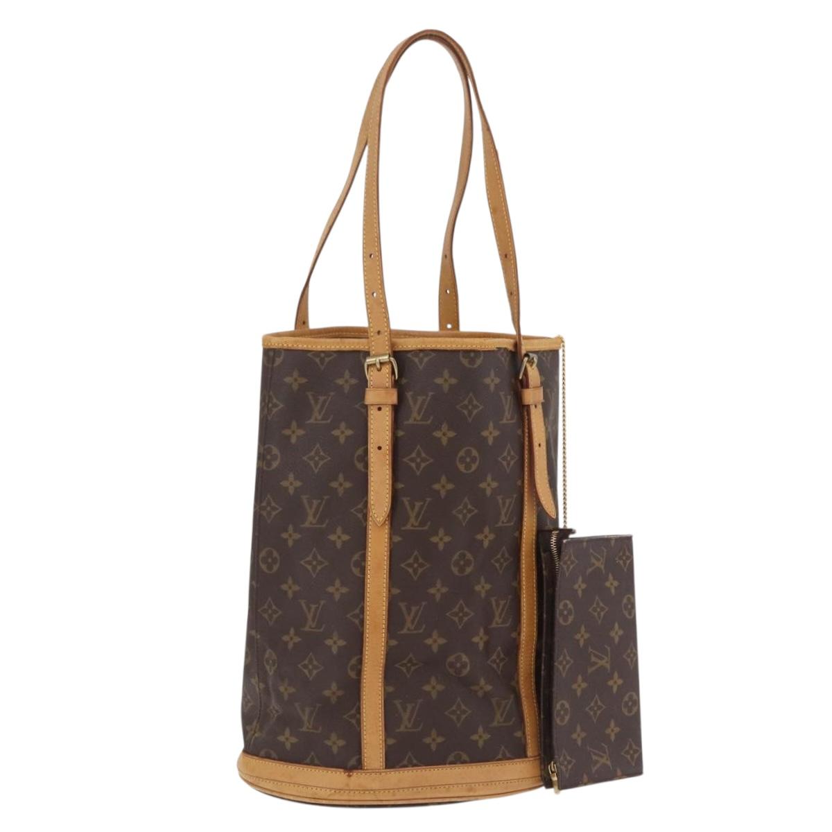 LOUIS VUITTON Monogram Bucket GM Shoulder Bag M42236 LV Auth hk4196