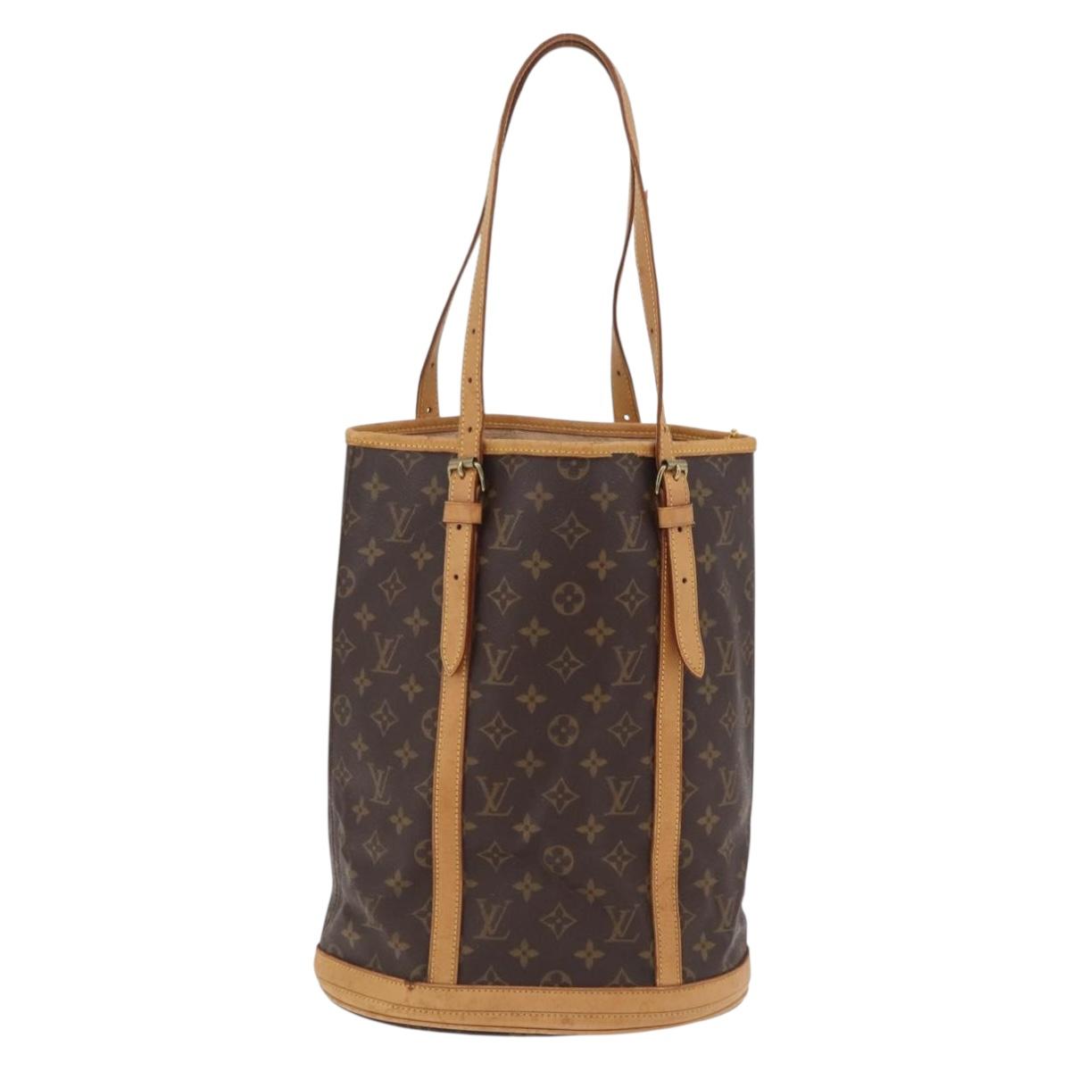 LOUIS VUITTON Monogram Bucket GM Shoulder Bag M42236 LV Auth hk4196