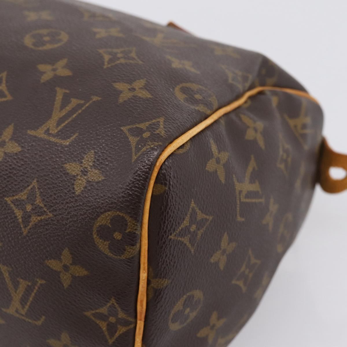 LOUIS VUITTON Monogram Speedy 25 Hand Bag M41528 LV Auth hk4198