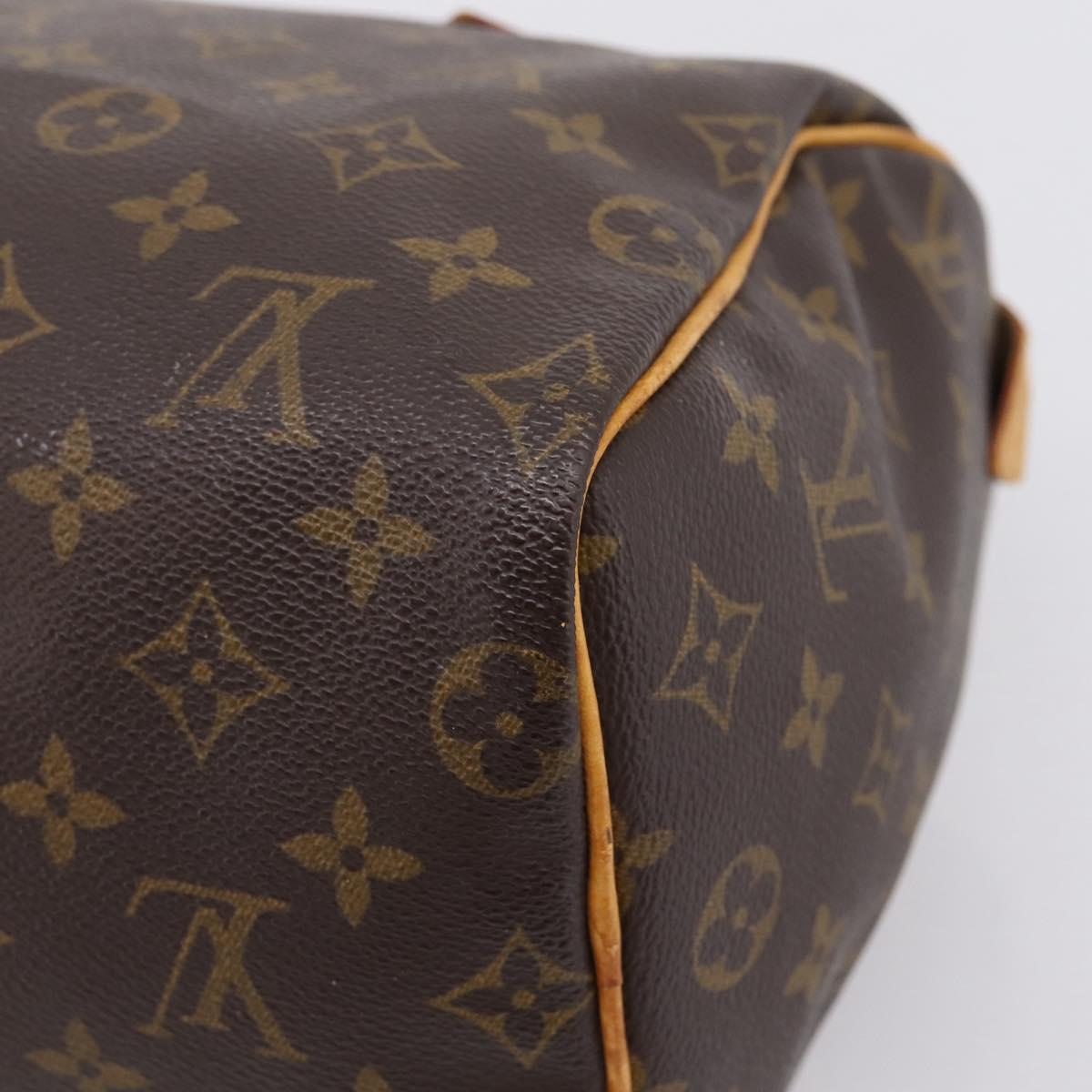 LOUIS VUITTON Monogram Speedy 25 Hand Bag M41528 LV Auth hk4198