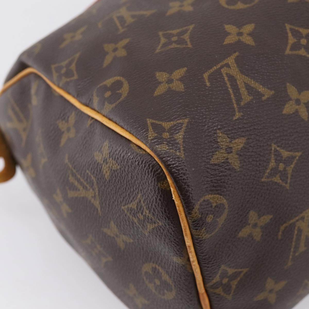 LOUIS VUITTON Monogram Speedy 25 Hand Bag M41528 LV Auth hk4198
