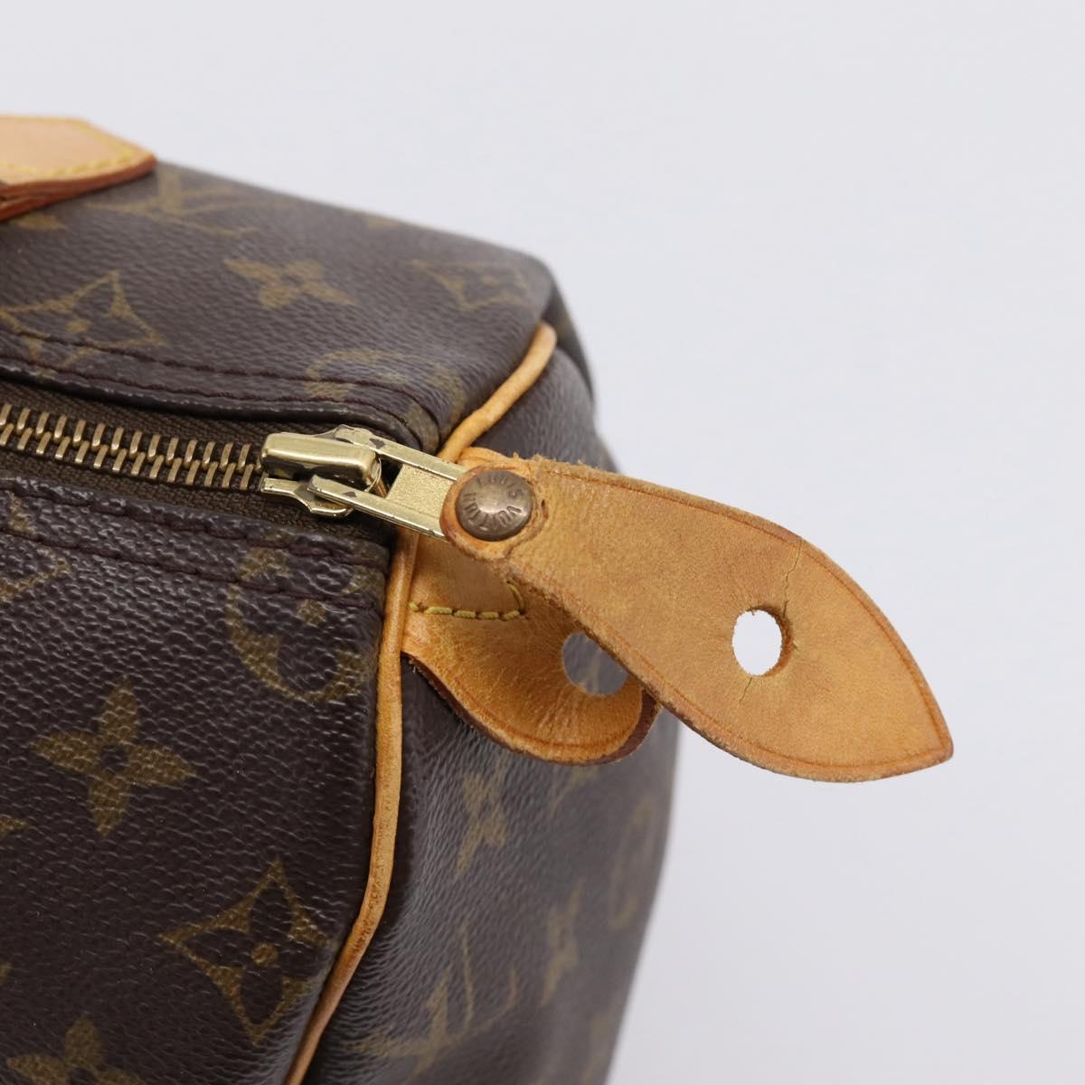 LOUIS VUITTON Monogram Speedy 25 Hand Bag M41528 LV Auth hk4198