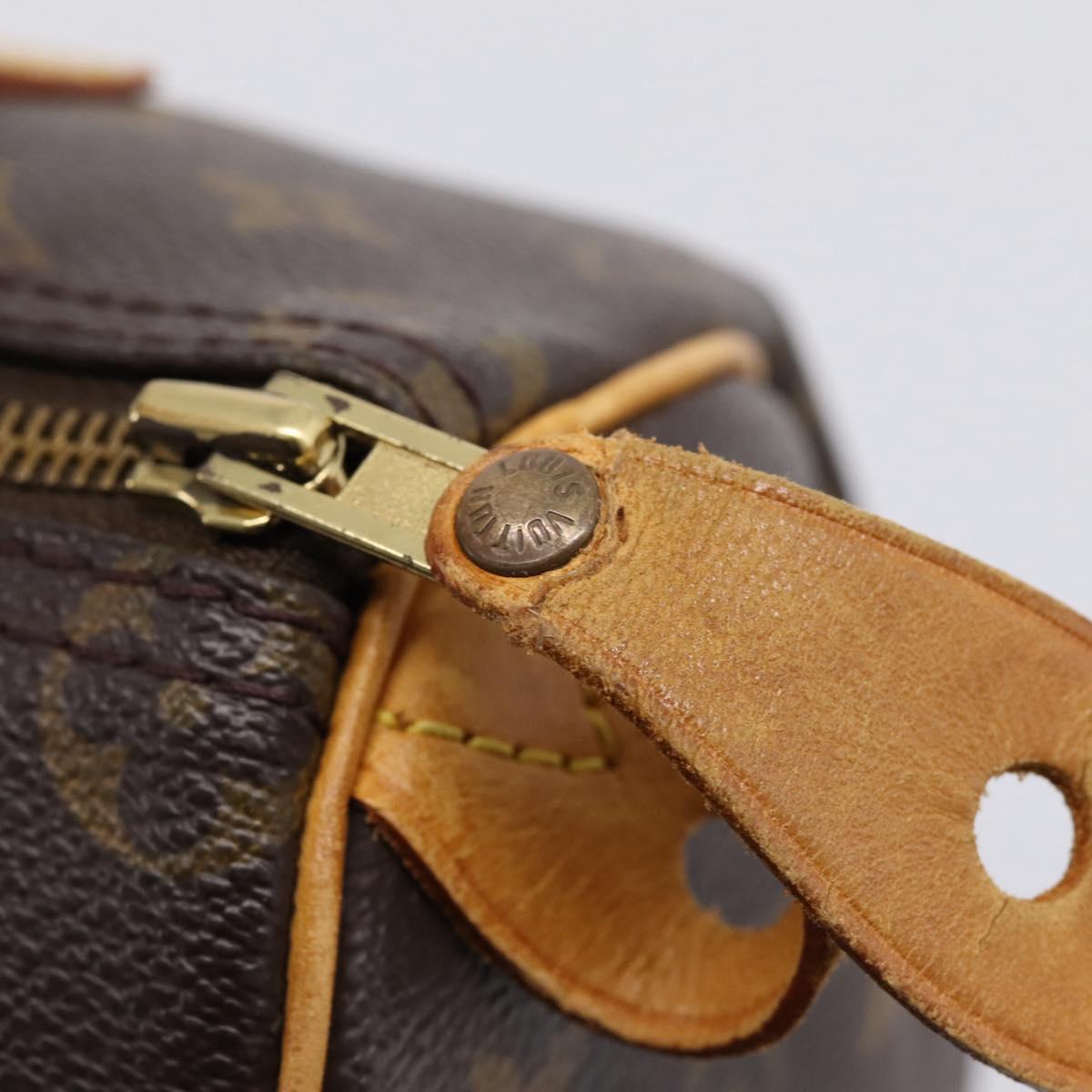 LOUIS VUITTON Monogram Speedy 25 Hand Bag M41528 LV Auth hk4198