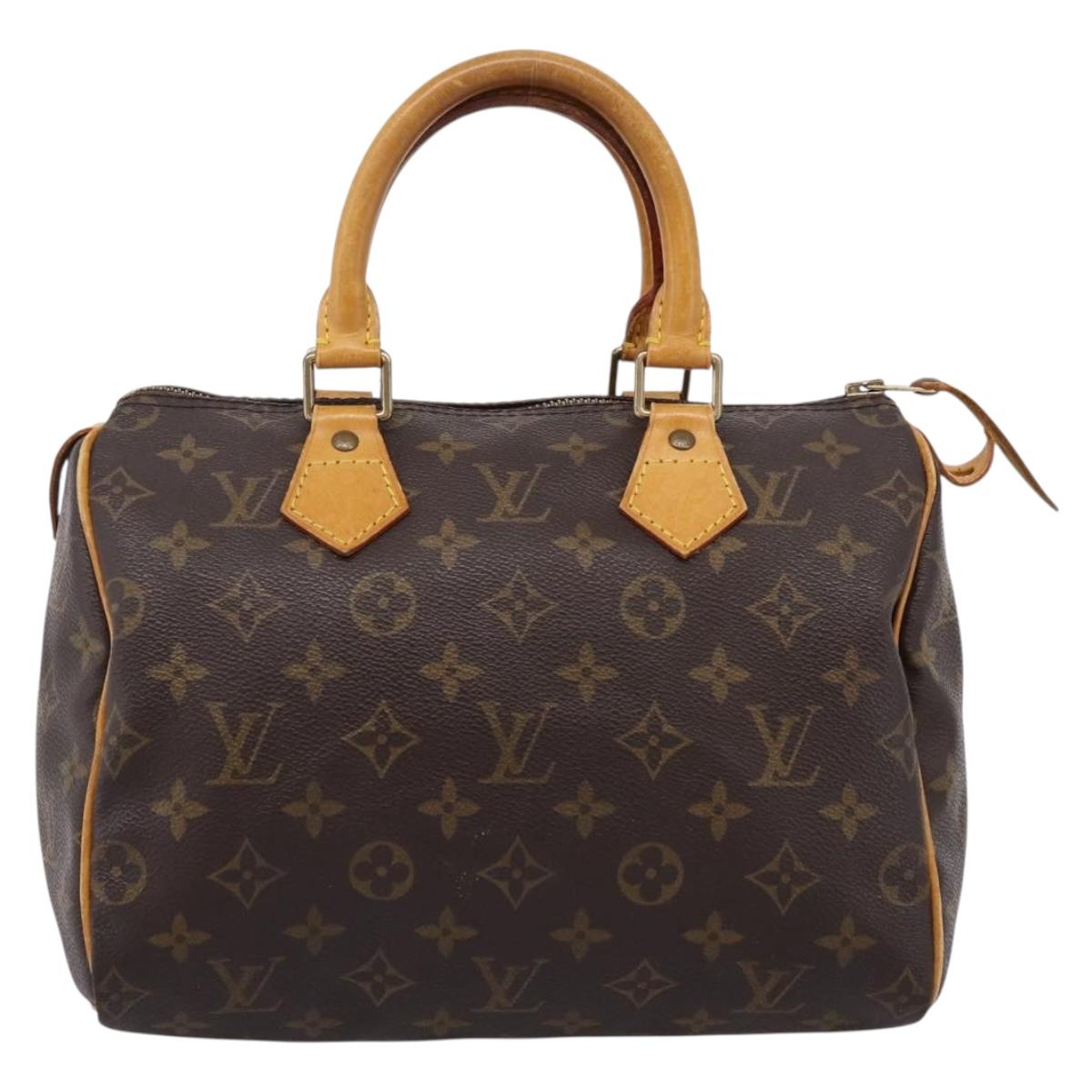 LOUIS VUITTON Monogram Speedy 25 Hand Bag M41528 LV Auth hk4198