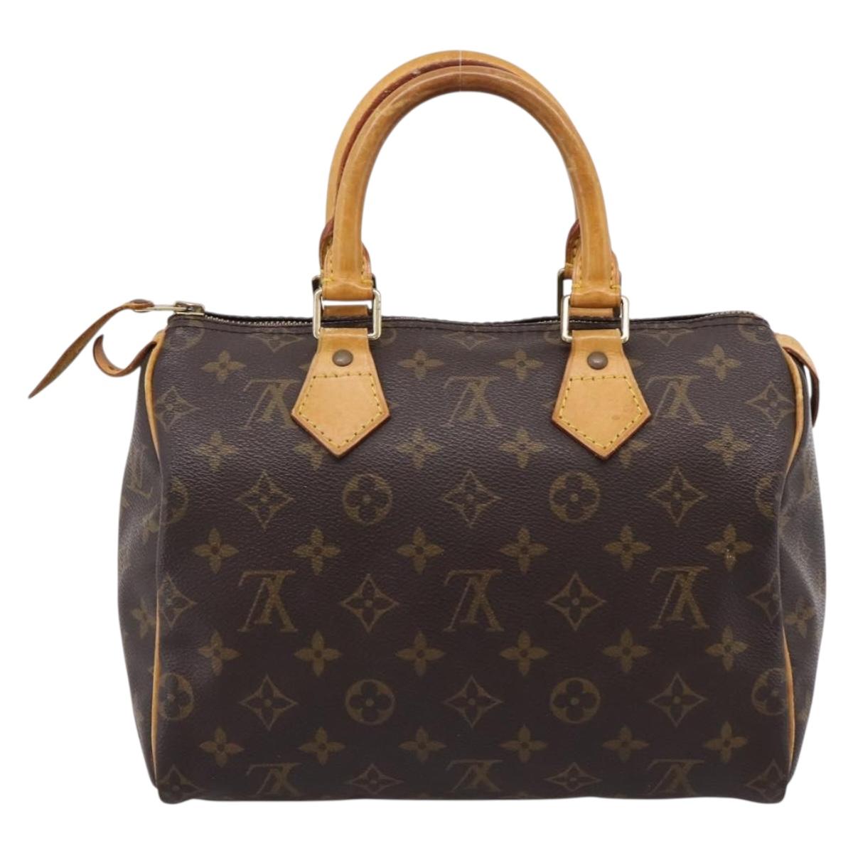 LOUIS VUITTON Monogram Speedy 25 Hand Bag M41528 LV Auth hk4198