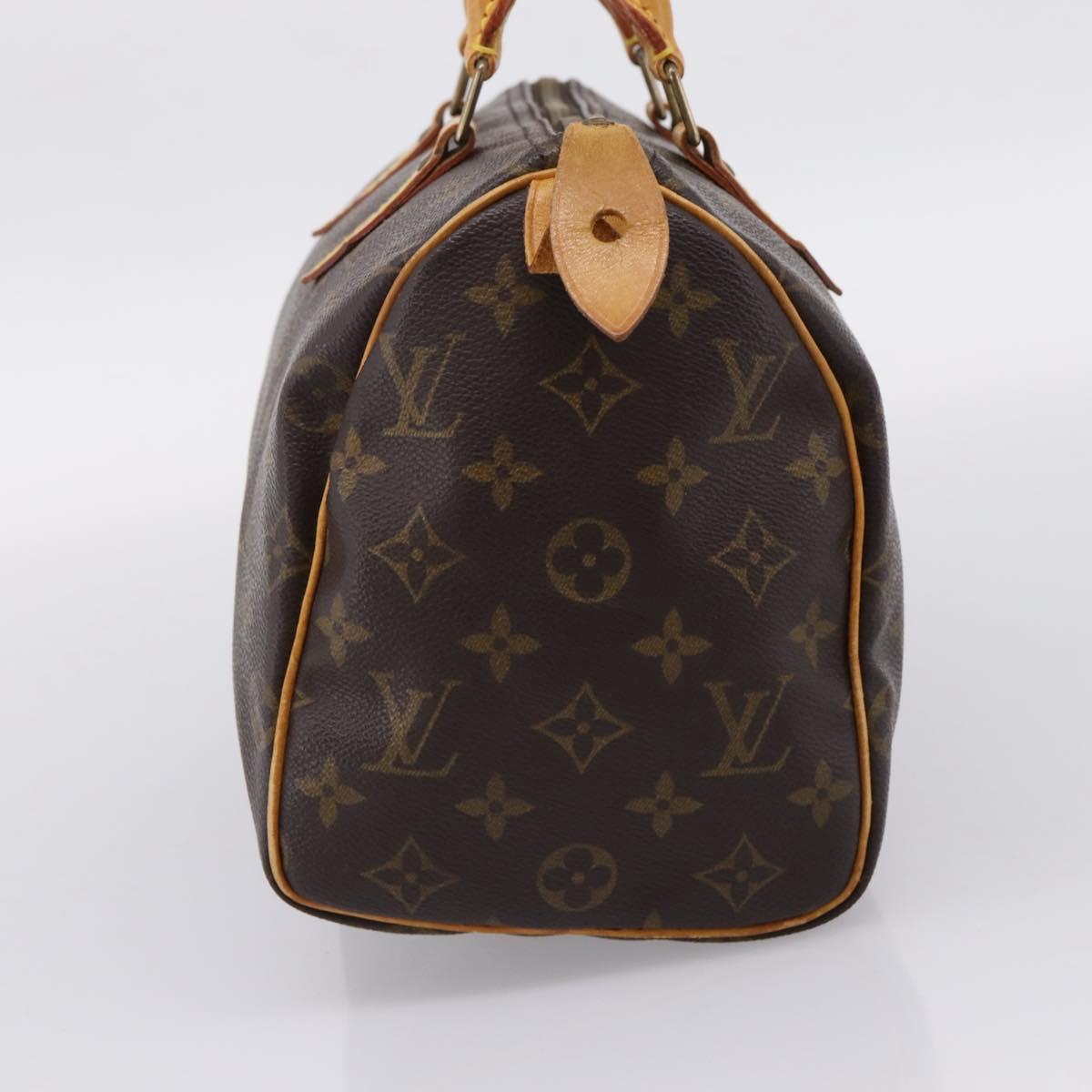 LOUIS VUITTON Monogram Speedy 25 Hand Bag M41528 LV Auth hk4198
