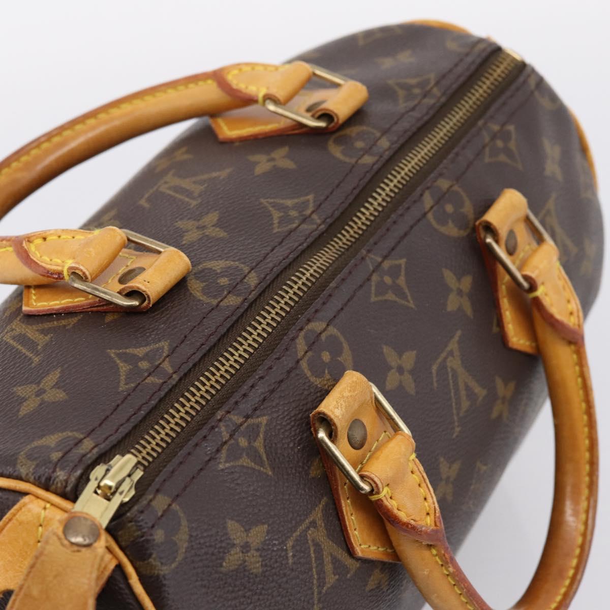 LOUIS VUITTON Monogram Speedy 25 Hand Bag M41528 LV Auth hk4198