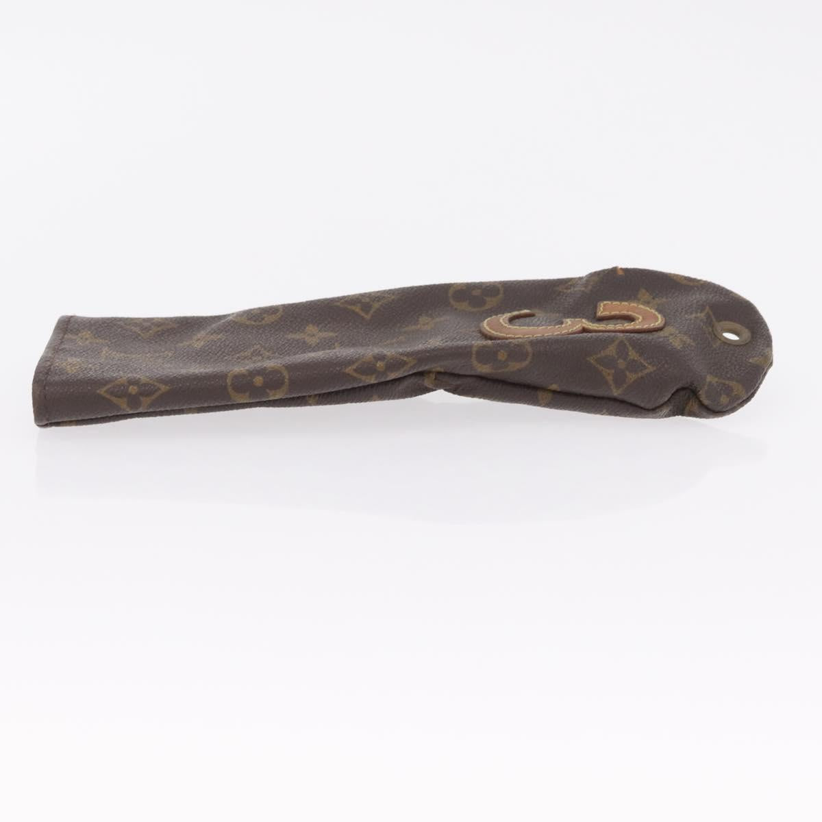 LOUIS VUITTON Monogram Golf Head Cover 3 Set LV Auth hk4199