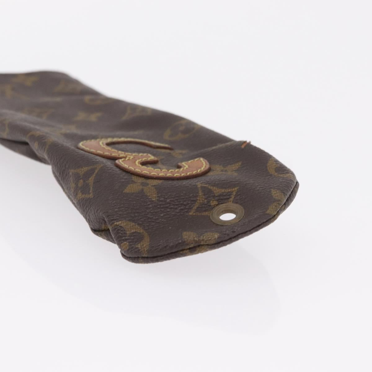 LOUIS VUITTON Monogram Golf Head Cover 3 Set LV Auth hk4199