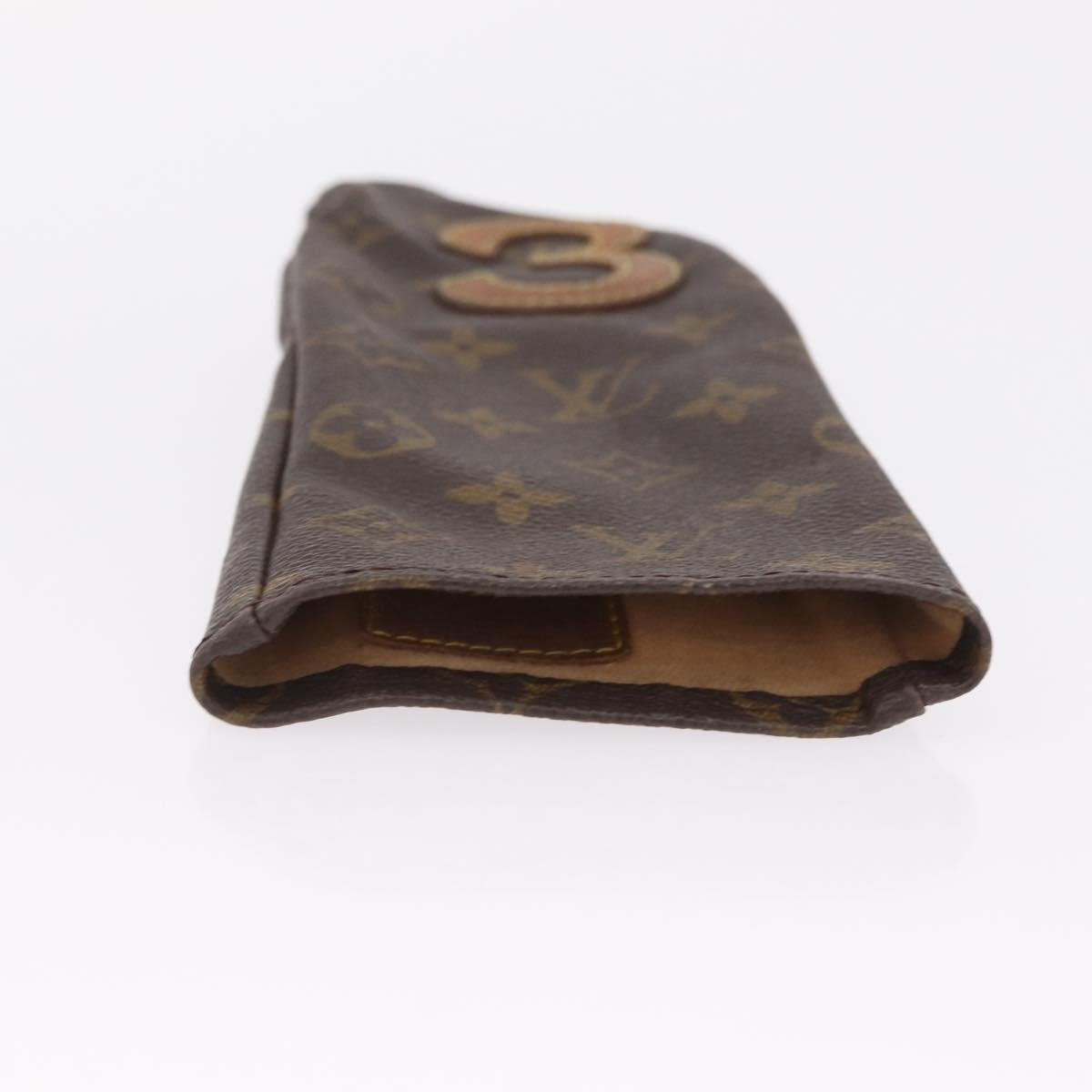 LOUIS VUITTON Monogram Golf Head Cover 3 Set LV Auth hk4199
