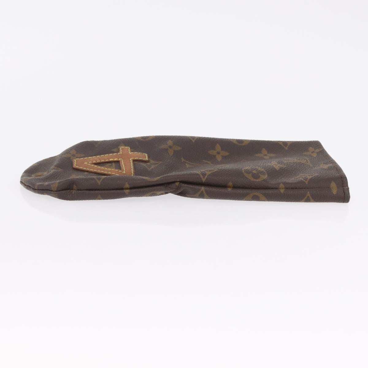 LOUIS VUITTON Monogram Golf Head Cover 3 Set LV Auth hk4199