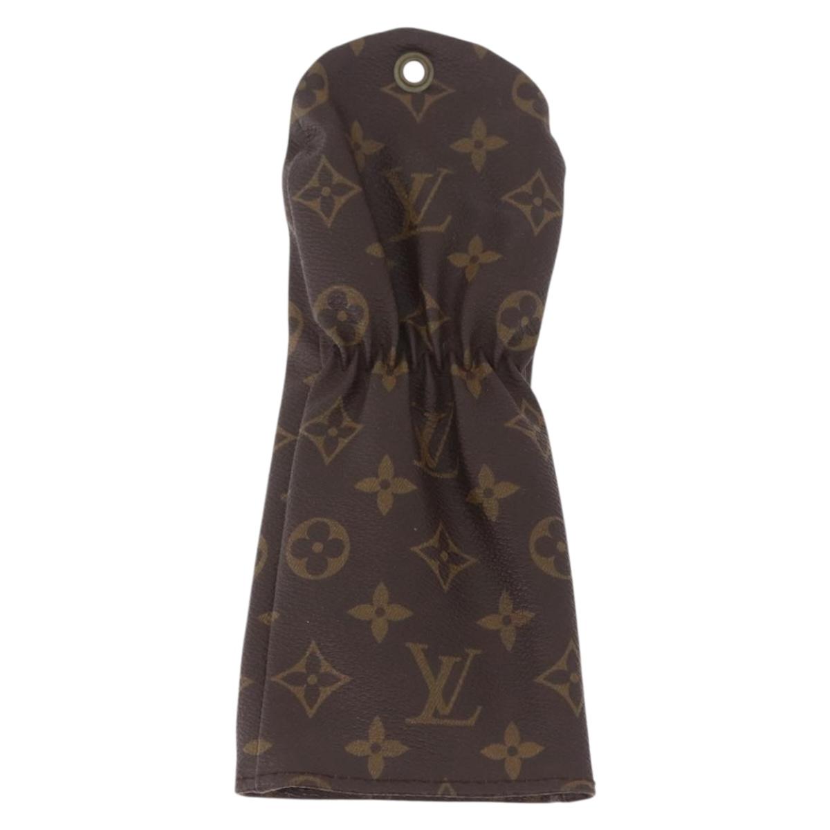 LOUIS VUITTON Monogram Golf Head Cover 3 Set LV Auth hk4199