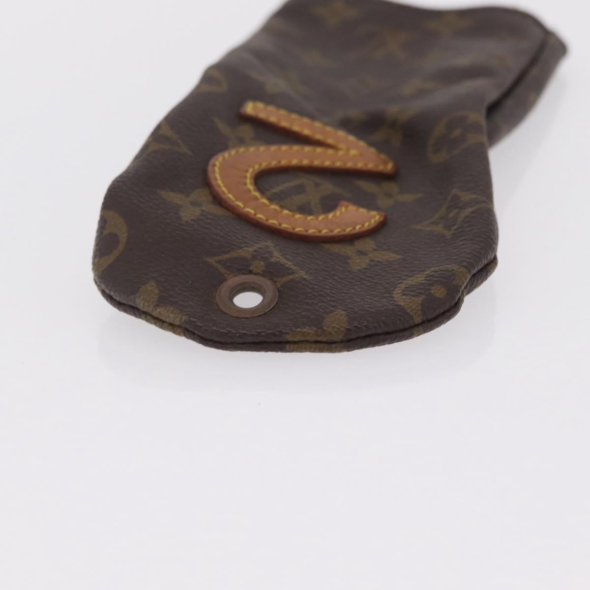 LOUIS VUITTON Monogram Golf Head Cover 3 Set LV Auth hk4199