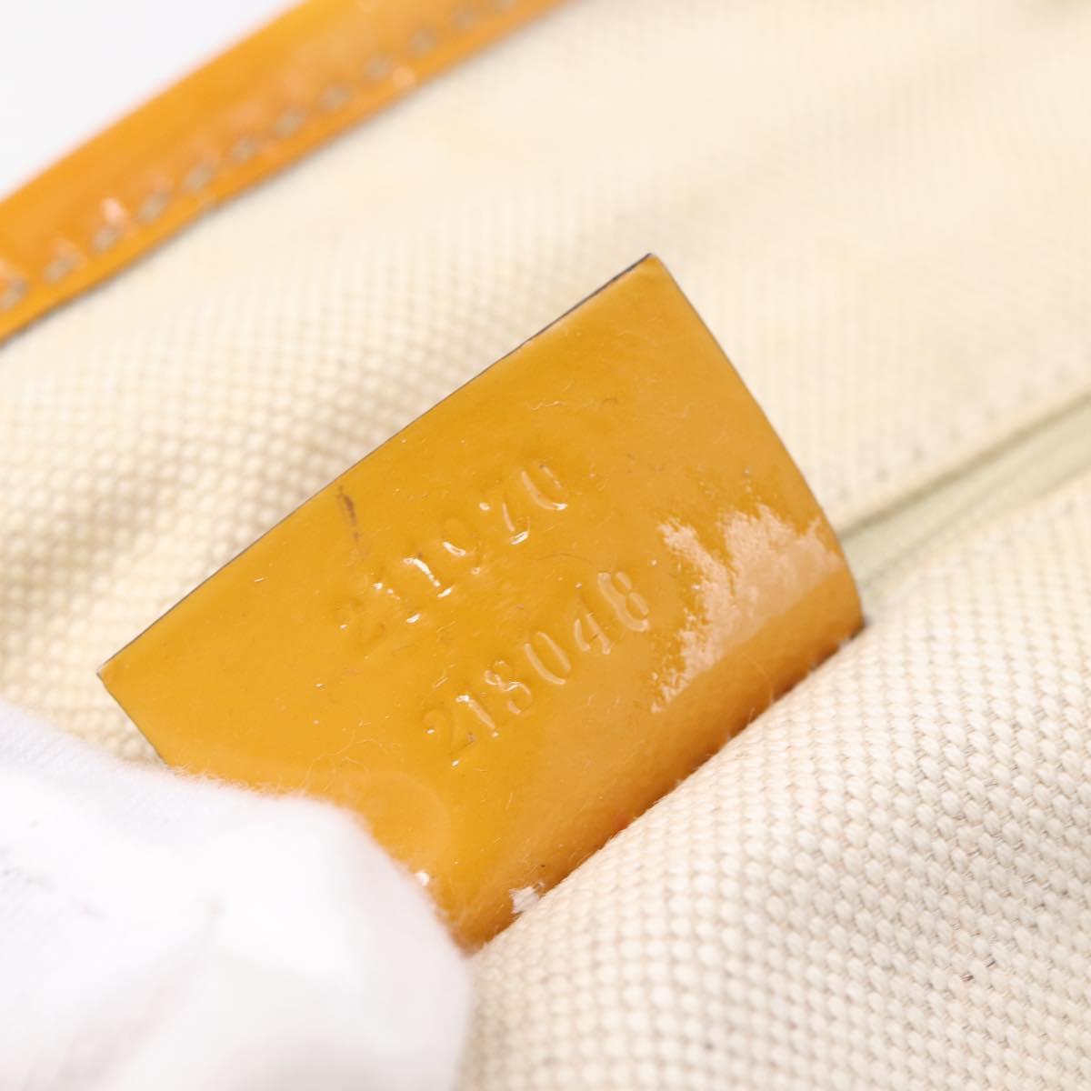 GUCCI GG Canvas Tote Bag Beige Gold 211976 Auth hk4219