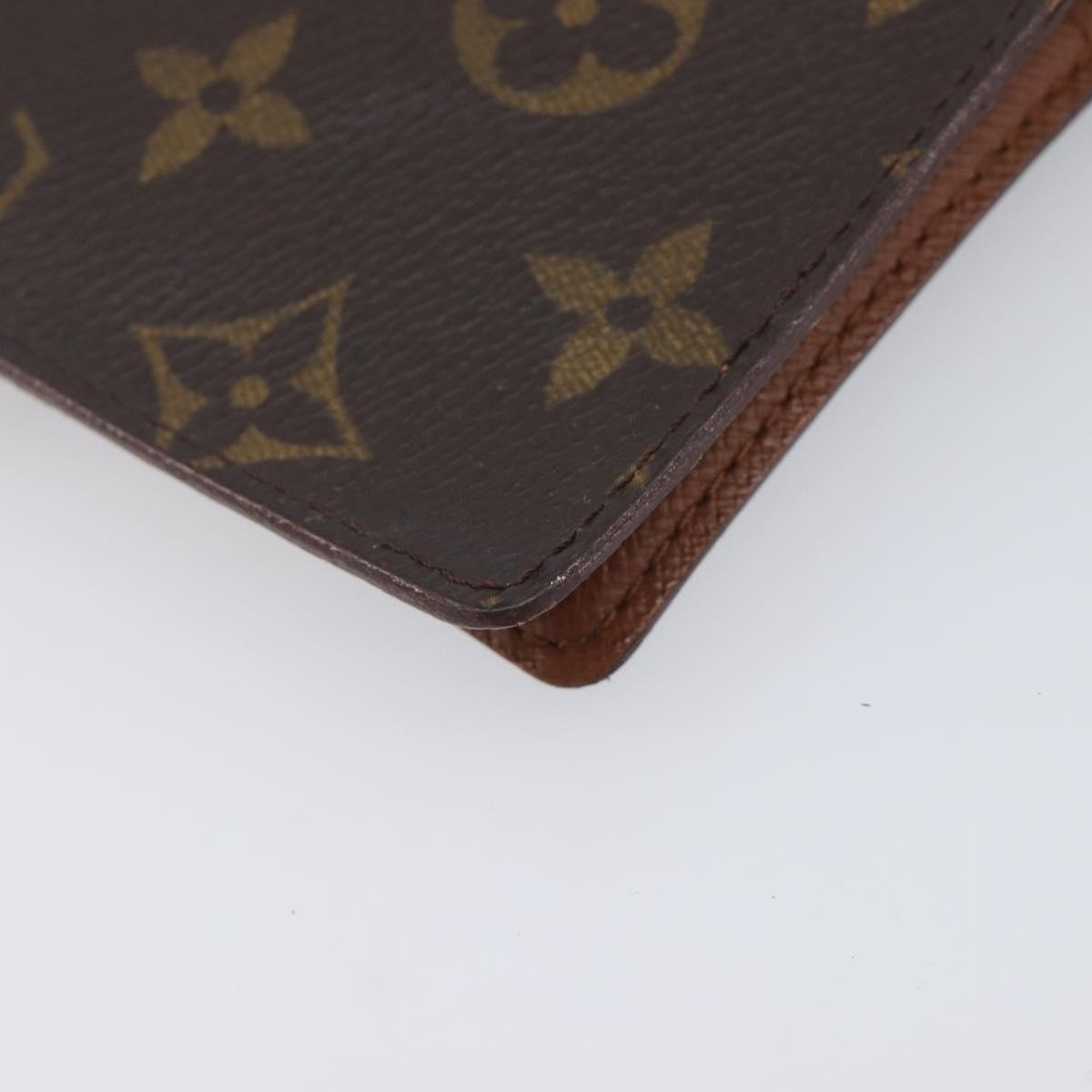 LOUIS VUITTON Monogram Agenda PM Day Planner Cover R20005 LV Auth hk4250