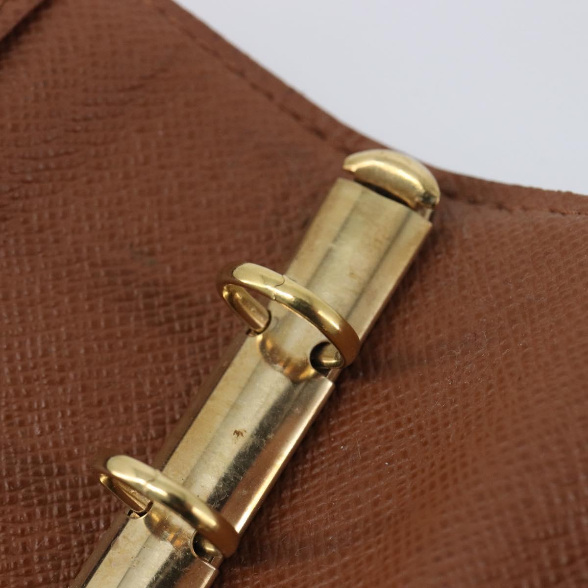 LOUIS VUITTON Monogram Agenda PM Day Planner Cover R20005 LV Auth hk4250