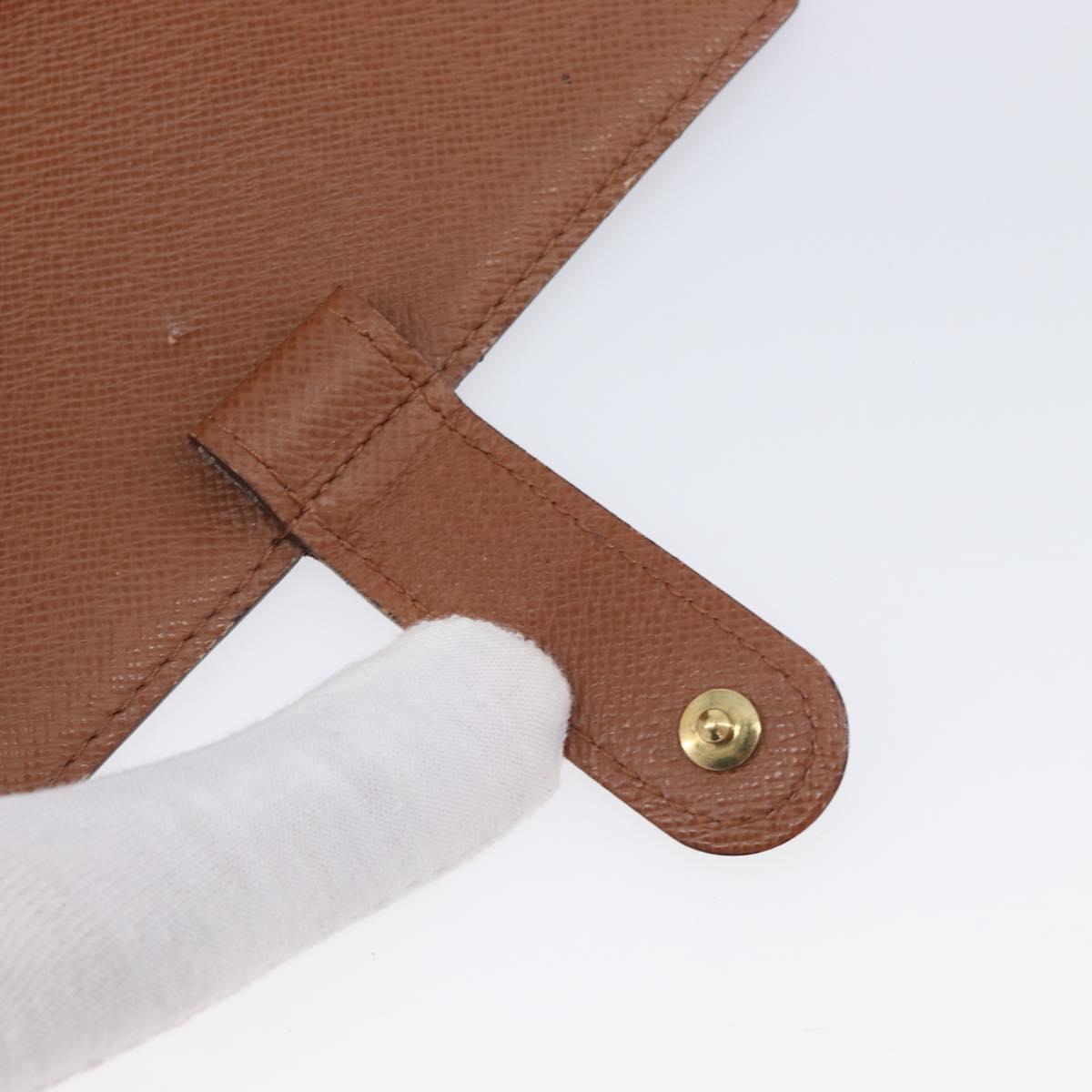 LOUIS VUITTON Monogram Agenda PM Day Planner Cover R20005 LV Auth hk4250