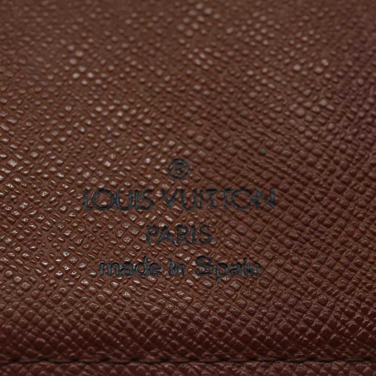 LOUIS VUITTON Monogram Agenda PM Day Planner Cover R20005 LV Auth hk834