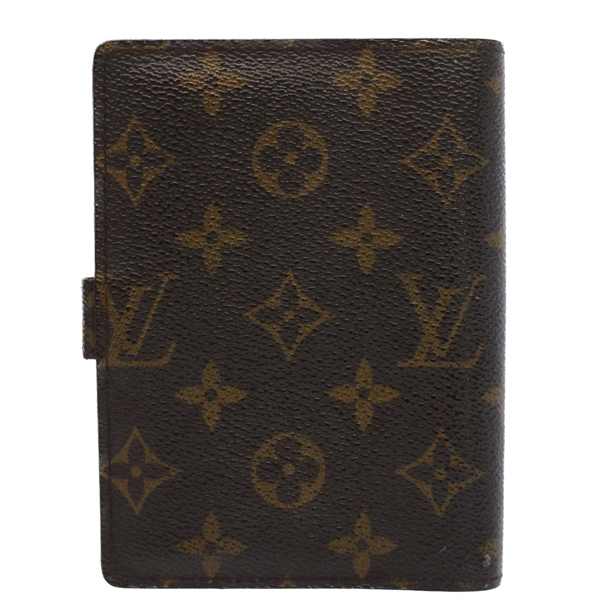 LOUIS VUITTON Monogram Agenda PM Day Planner Cover R20005 LV Auth hk834