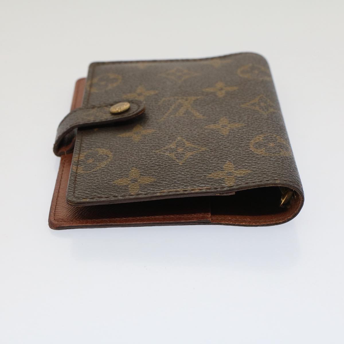 LOUIS VUITTON Monogram Agenda PM Day Planner Cover R20005 LV Auth hk834