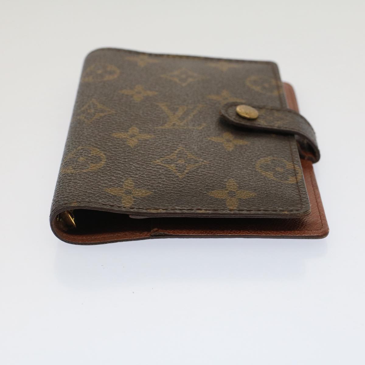 LOUIS VUITTON Monogram Agenda PM Day Planner Cover R20005 LV Auth hk834