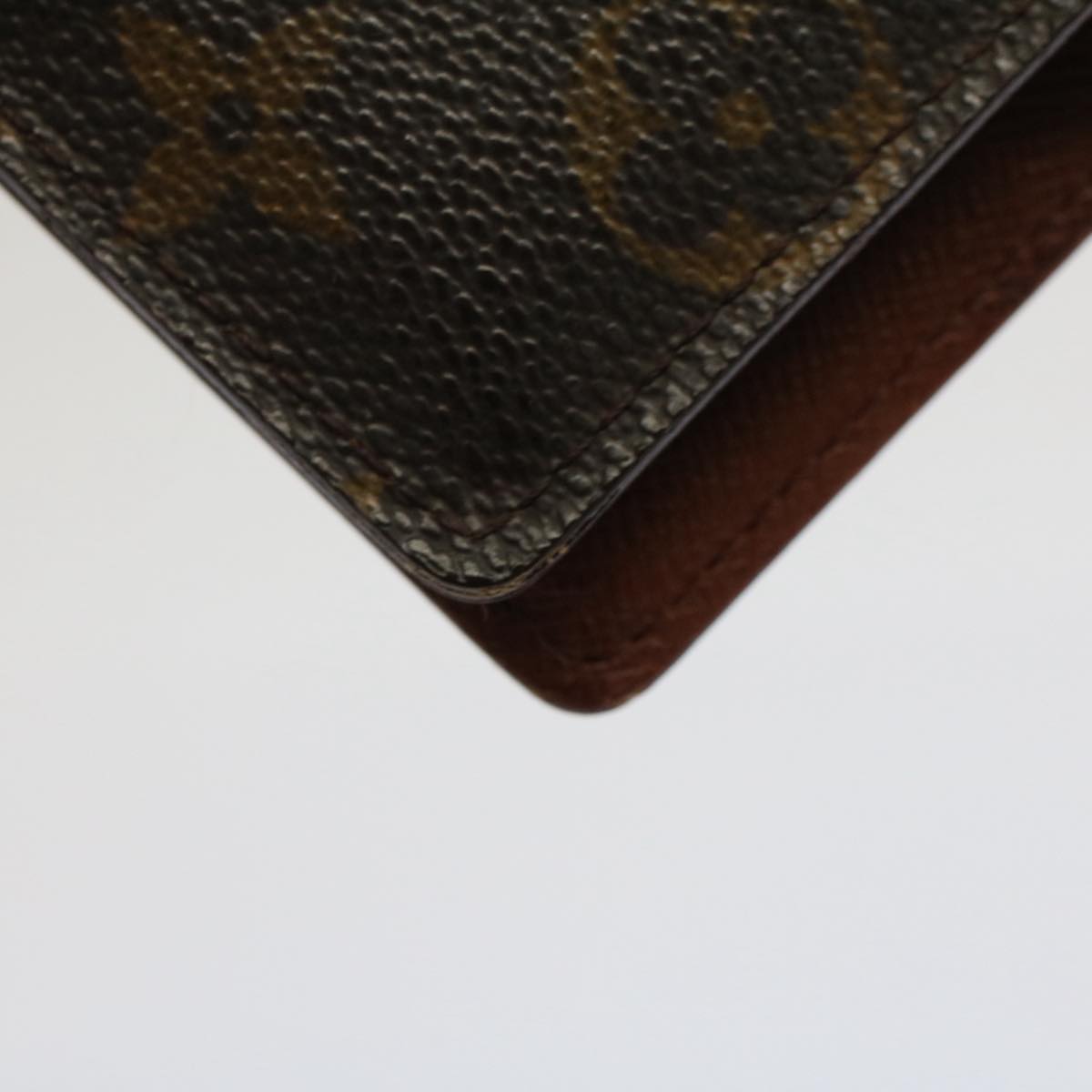 LOUIS VUITTON Monogram Agenda PM Day Planner Cover R20005 LV Auth hk834