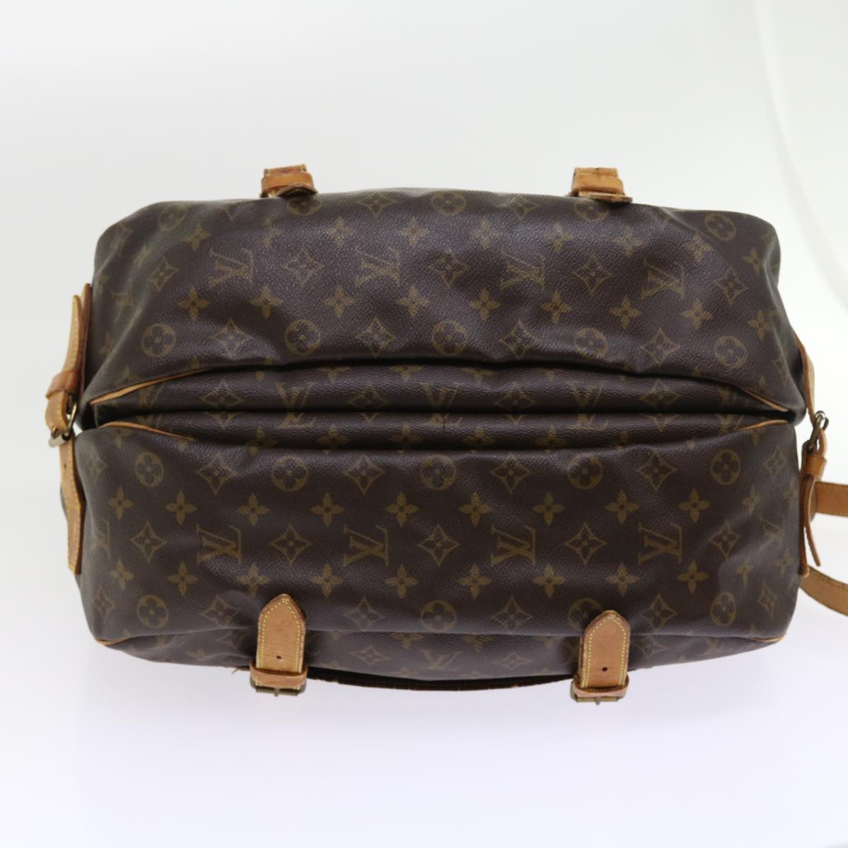 LOUIS VUITTON Monogram Saumur 43 Shoulder Bag M42252 LV Auth hk868