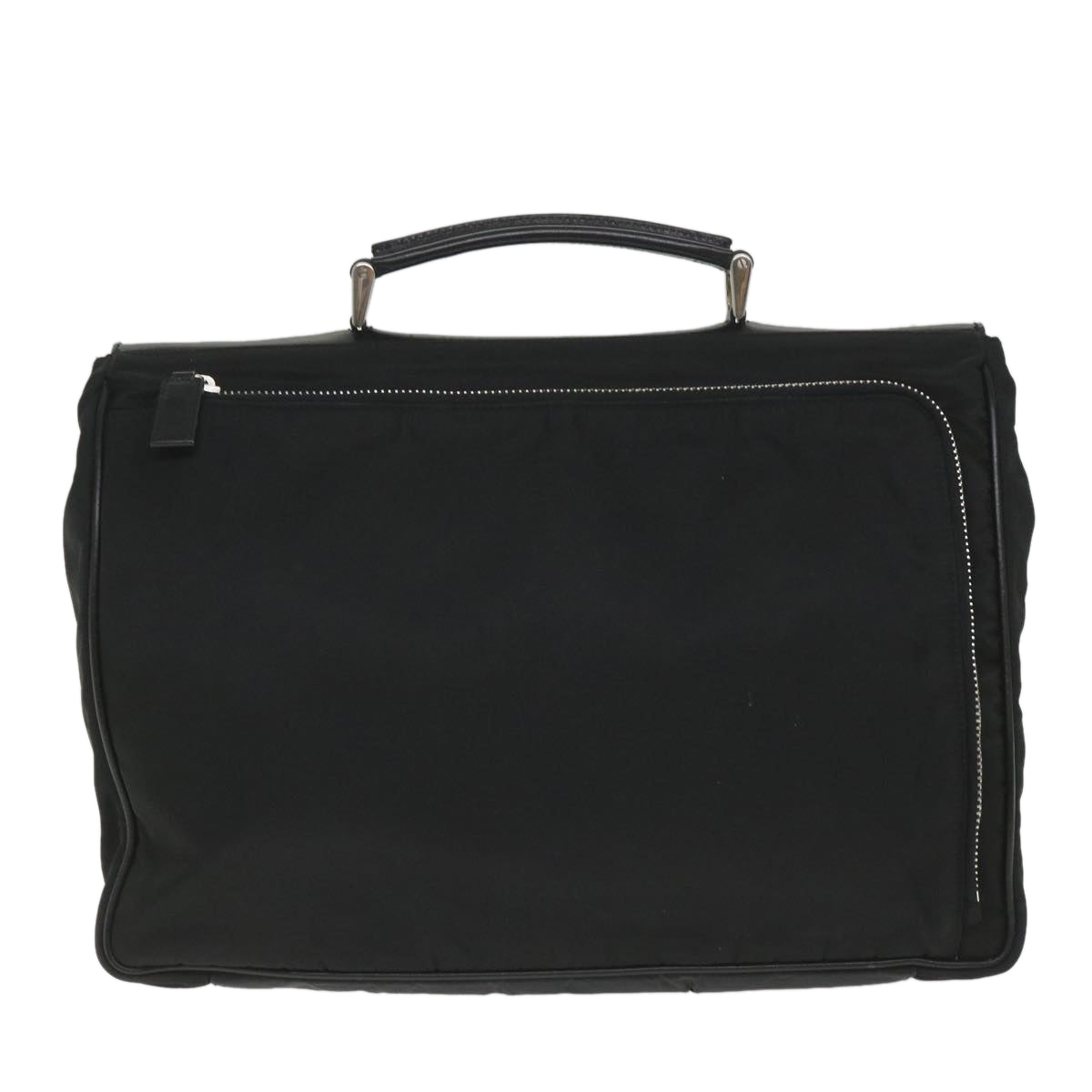 PRADA Business Bag Nylon Black Auth hk881