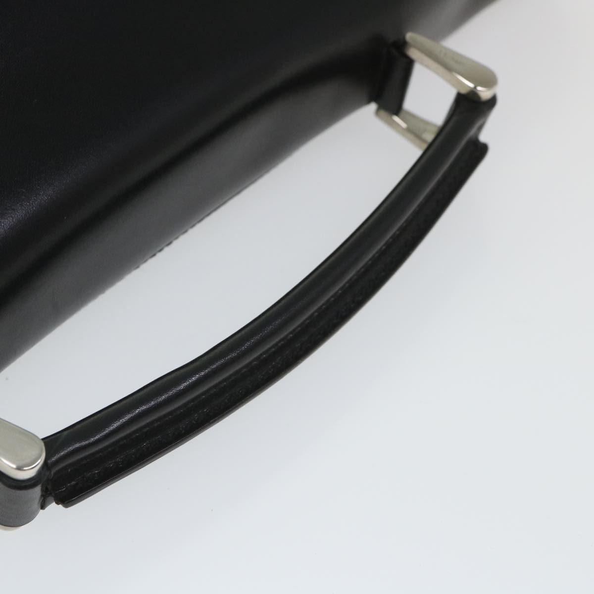 PRADA Business Bag Nylon Black Auth hk881