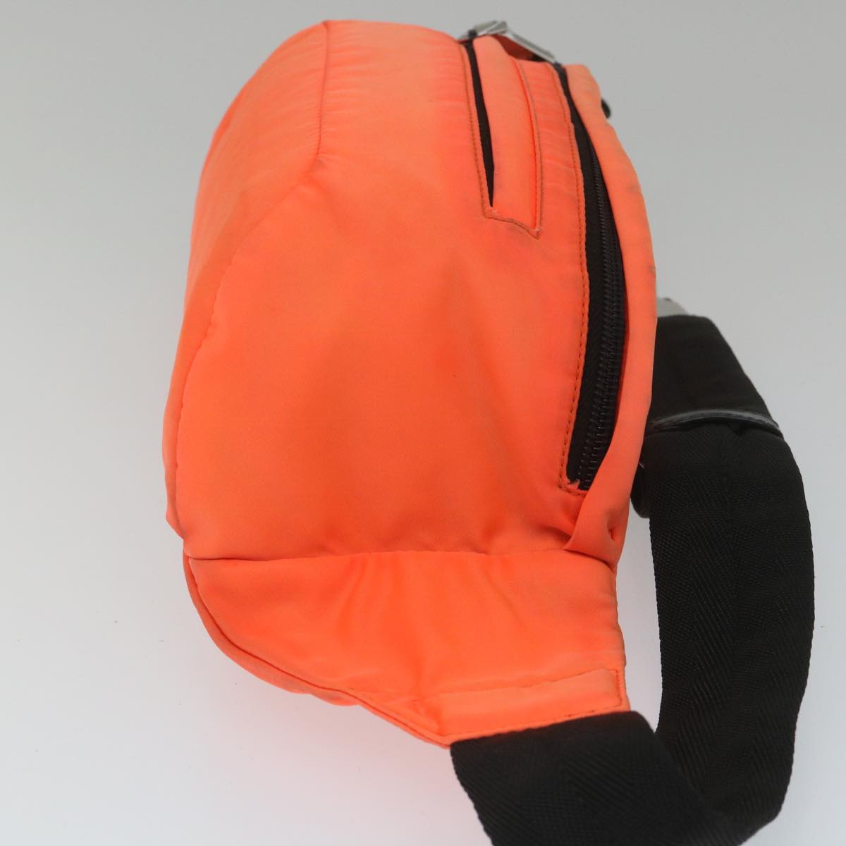 PRADA Waist bag Nylon Orange Auth hk893