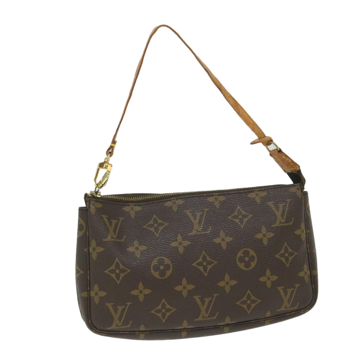 LOUIS VUITTON Monogram Pochette Accessoires Pouch M51980 LV Auth hk900