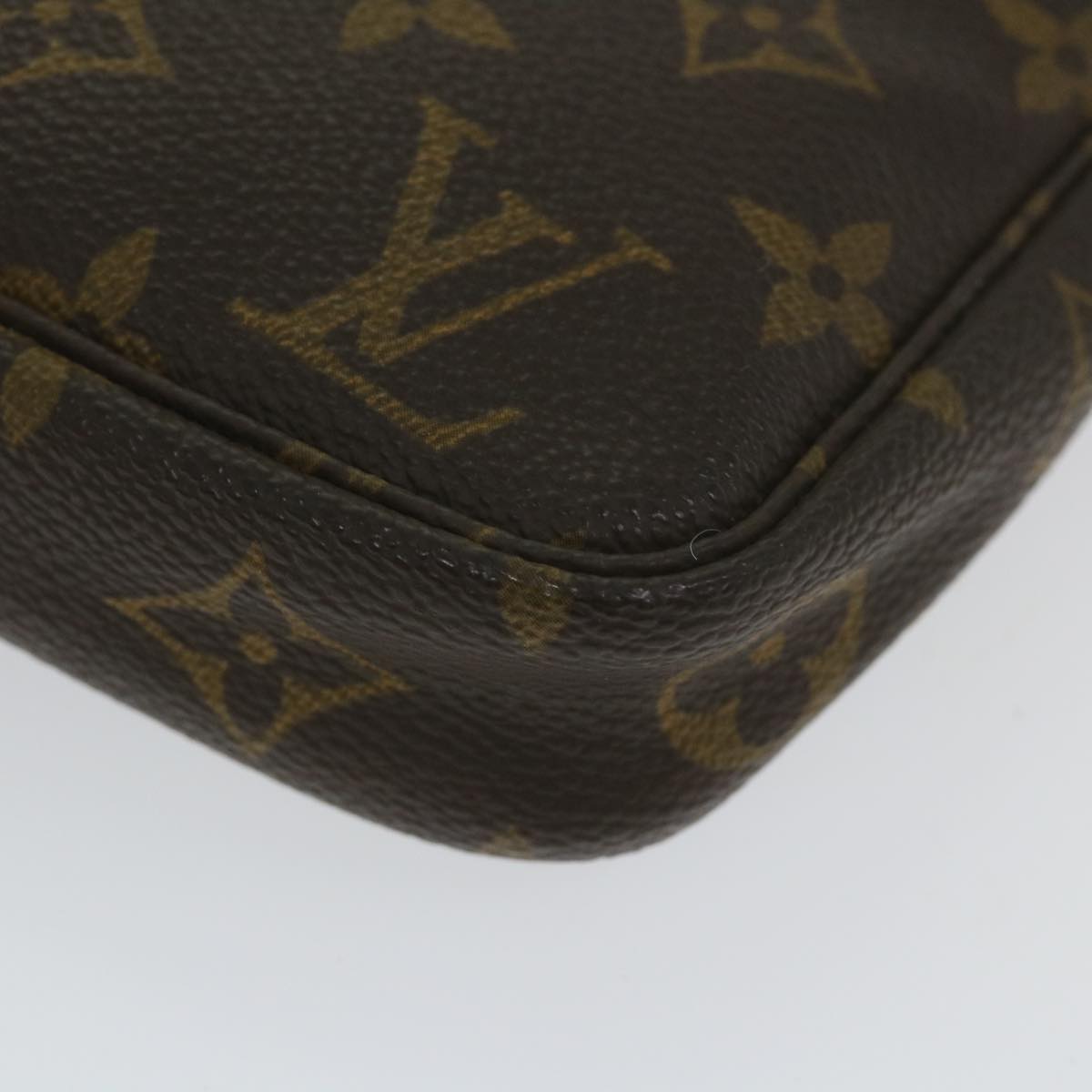 LOUIS VUITTON Monogram Pochette Accessoires Pouch M51980 LV Auth hk900