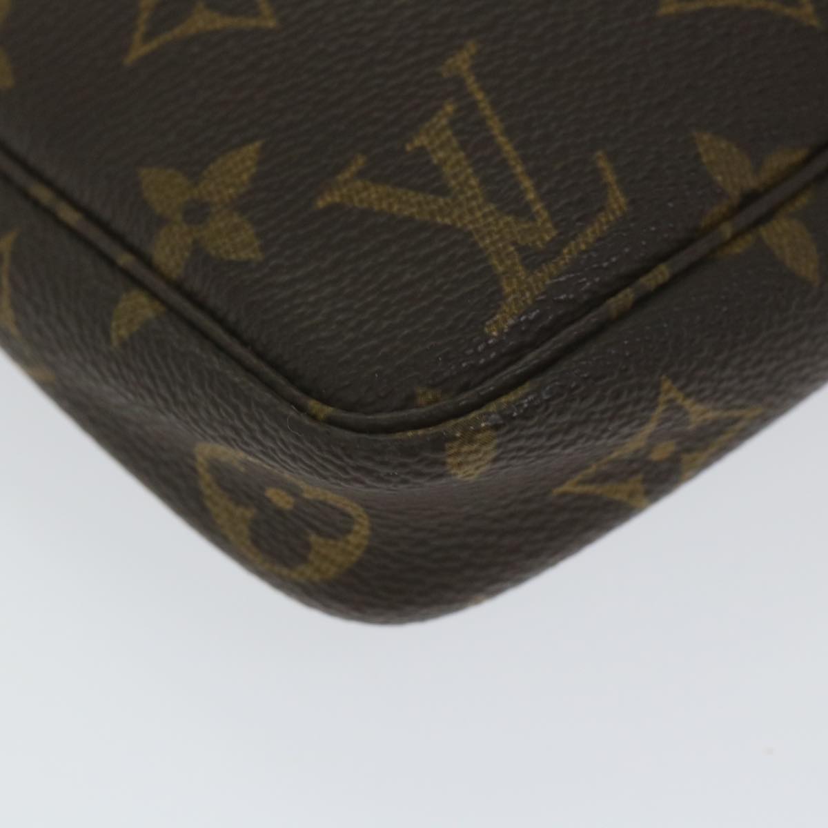 LOUIS VUITTON Monogram Pochette Accessoires Pouch M51980 LV Auth hk900