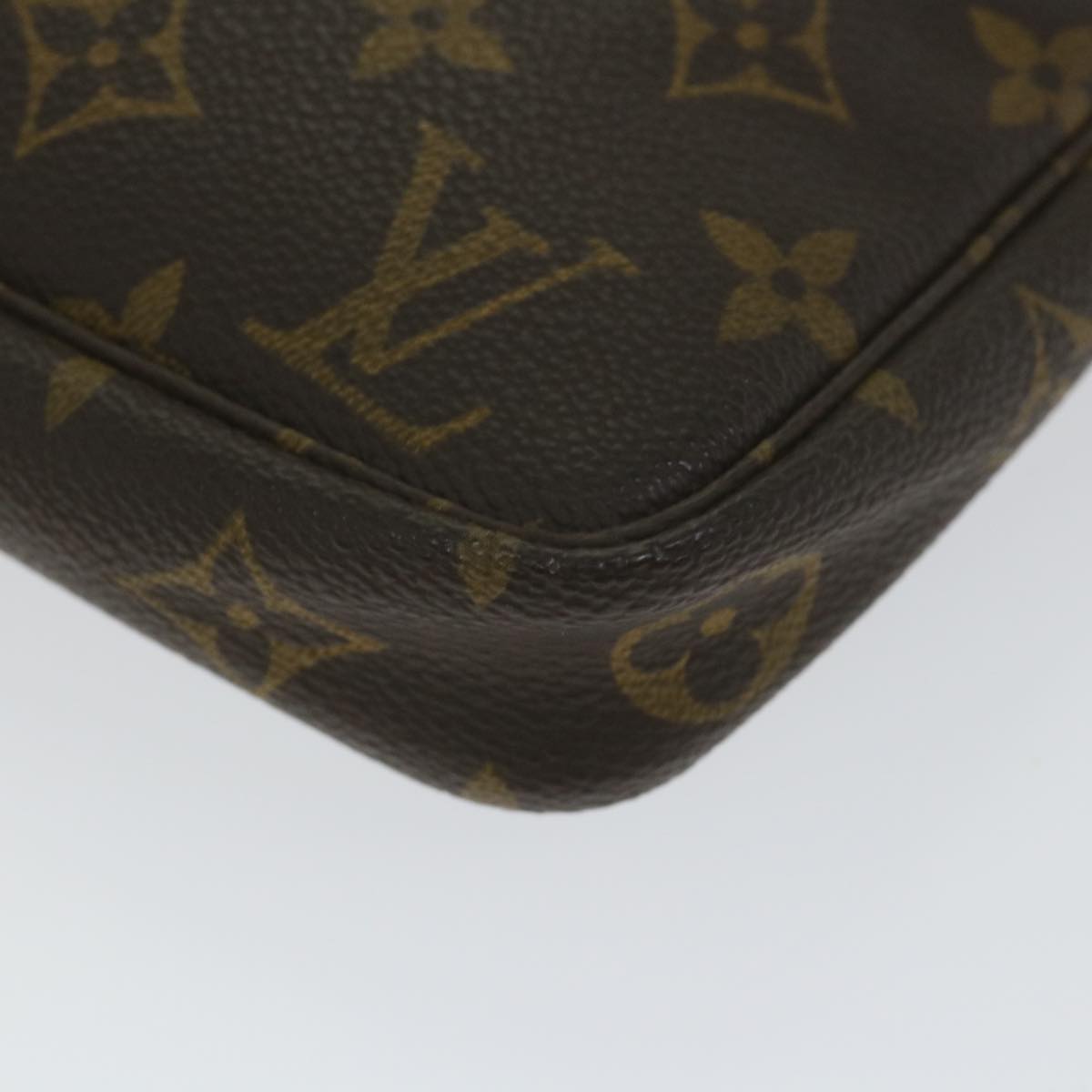 LOUIS VUITTON Monogram Pochette Accessoires Pouch M51980 LV Auth hk900